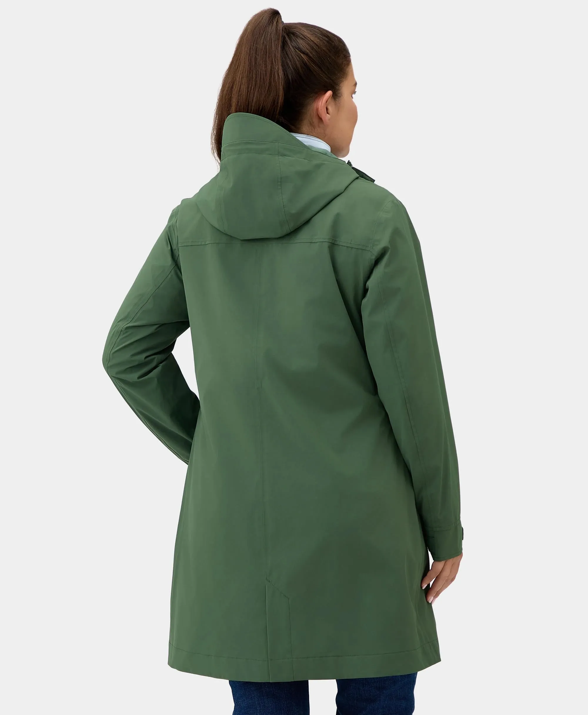 (Open-box) Downtown Women's Heated Rain Trench(Battery Set Not Included) sold by Ororo product image thumbnail 5