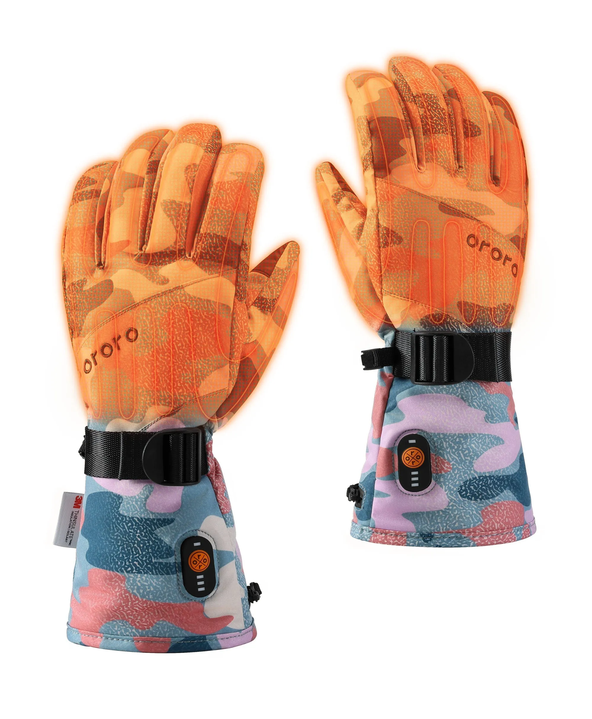 Replacement - Kyoto Women's Colorprint Heated Lightweight Gloves sold by Ororo product image thumbnail 2