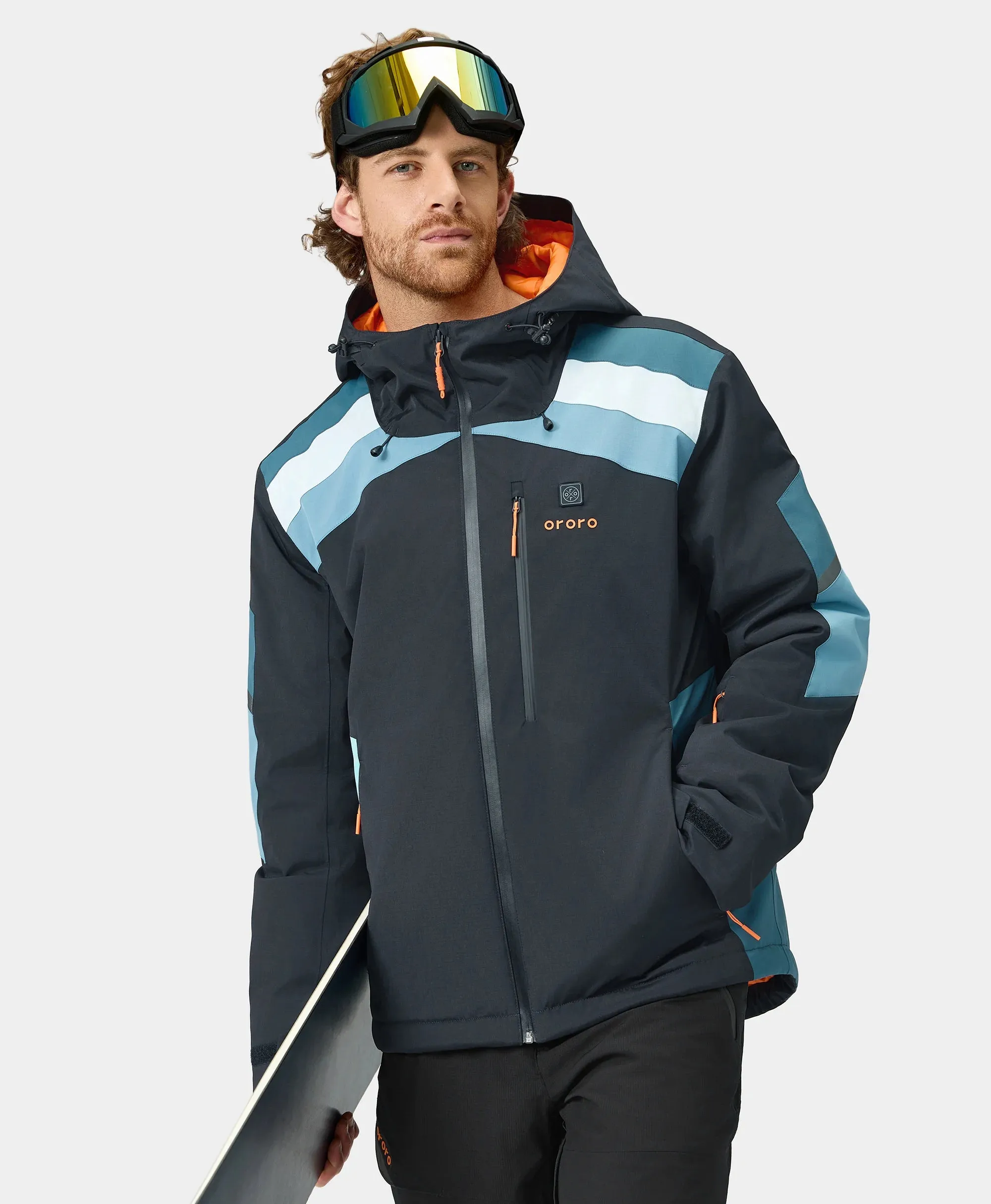(Open-box) St. Moritz Men's Heated Snow Jacket (Battery Pack Not Included) sold by Ororo product image thumbnail 2