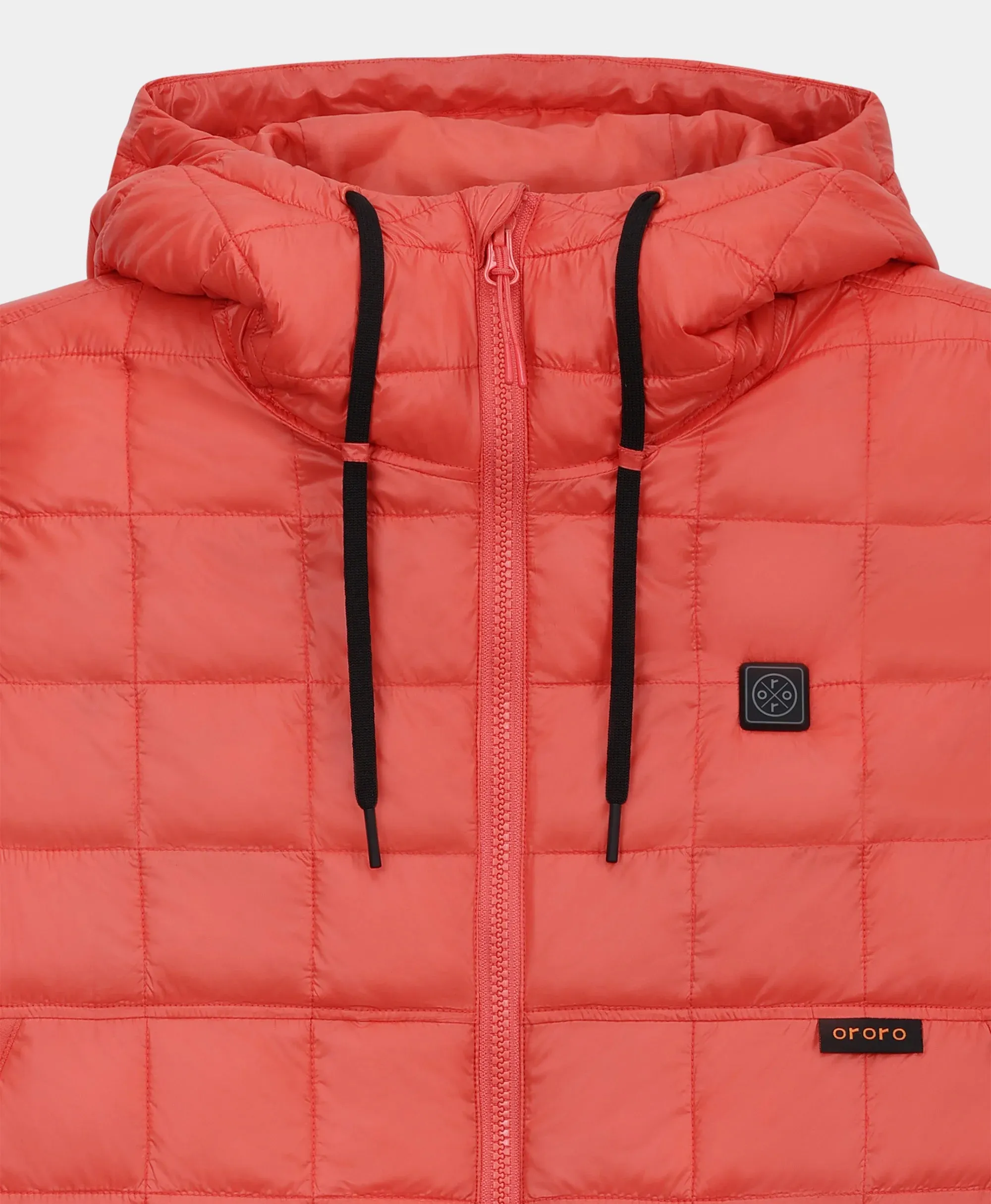 PuffLyte™ Women's Junior 4-Zone Hooded Heated Vest sold by Ororo product image thumbnail 4