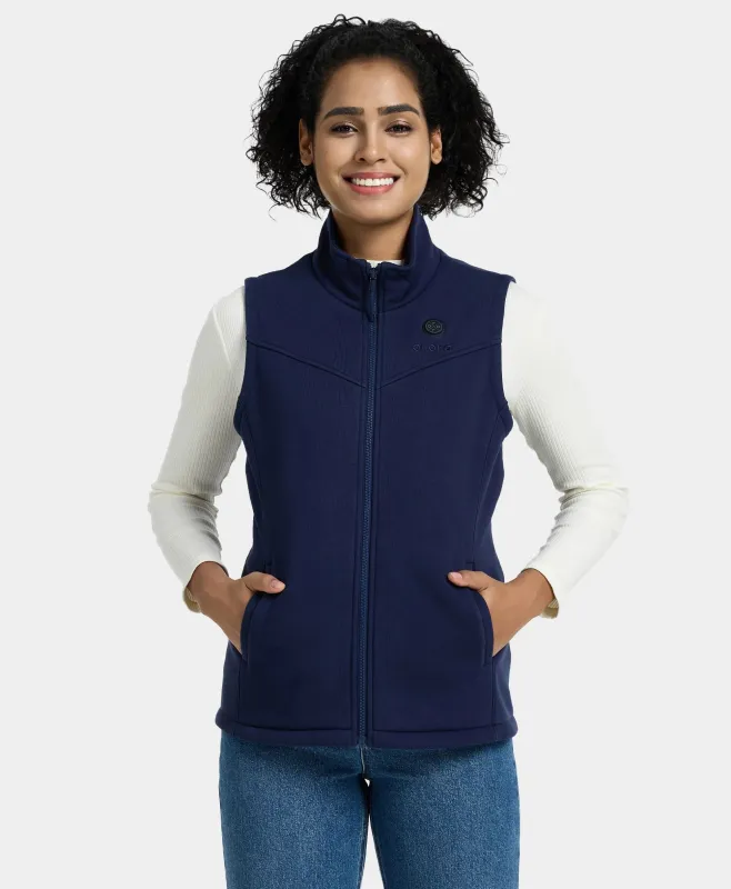 Women's Heated Fleece Vest - New Colors (Final Sale) sold by Ororo
