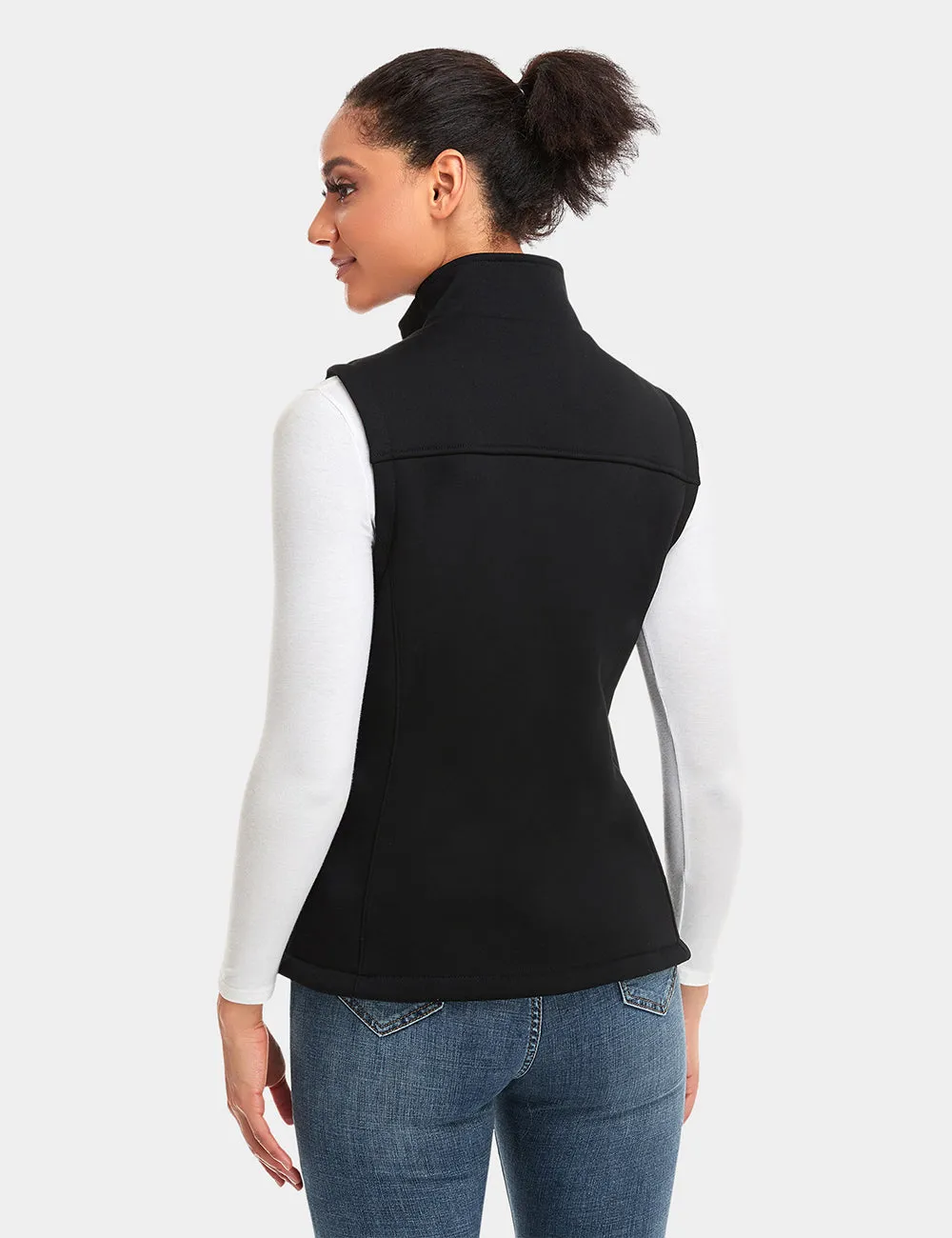 Women's Heated Fleece Vest - Black (Final Sale) sold by Ororo product image thumbnail 4