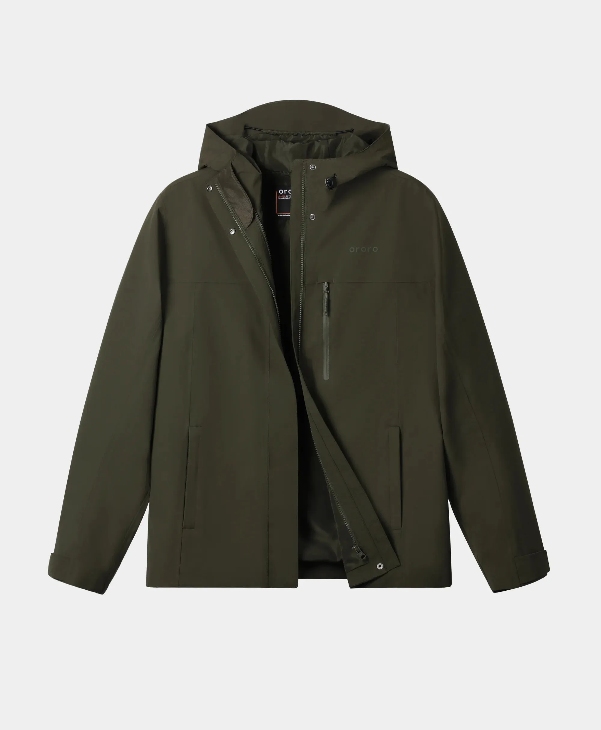 River Ridge Men’s 3-in-1 Heated Jacket with Fleece Liner sold by Ororo product image thumbnail 5