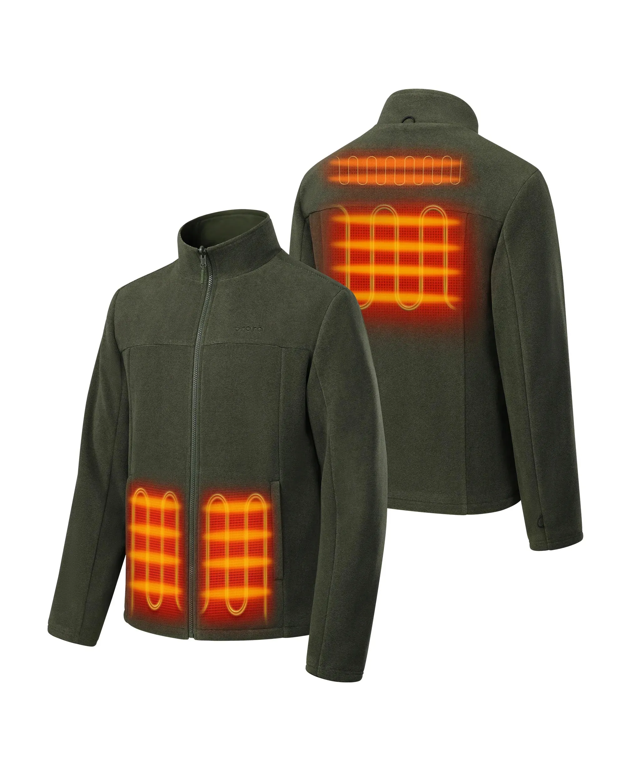 River Ridge Men’s 3-in-1 Heated Jacket with Fleece Liner sold by Ororo product image thumbnail 2