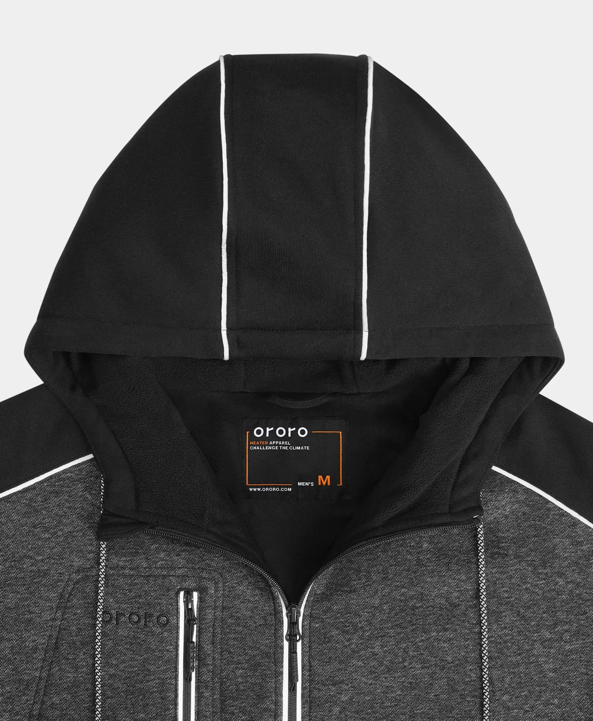 Wayne Unisex 5-Zone Heated Full-Zip Hoodie sold by Ororo product image thumbnail 4