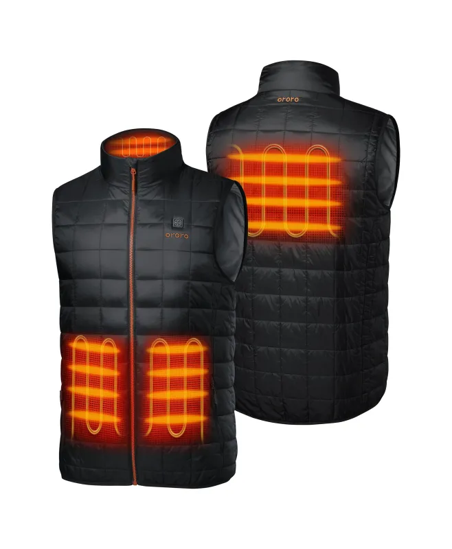 (Open-box) Prism Men's 4-Zone Heated Quilted Vest (Battery Set Not Included) sold by Ororo