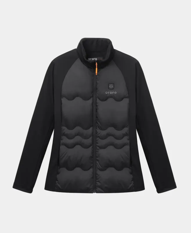 Verbier Women's 4-Zone Heated Down Jacket sold by Ororo