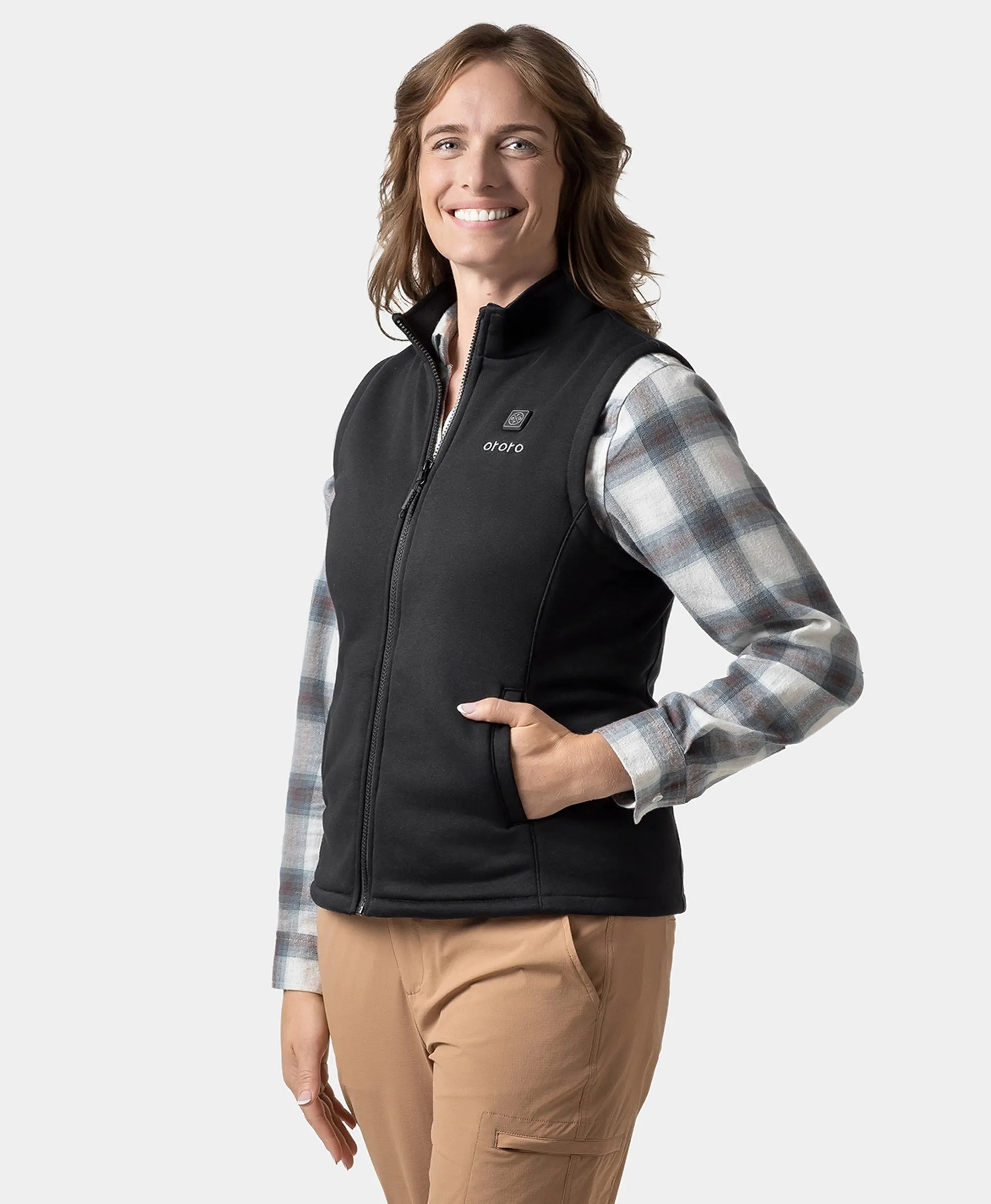 (Open-box) Women's Heated Fleece Vest (2025) (Battery Set Not Included) sold by Ororo product image thumbnail 5