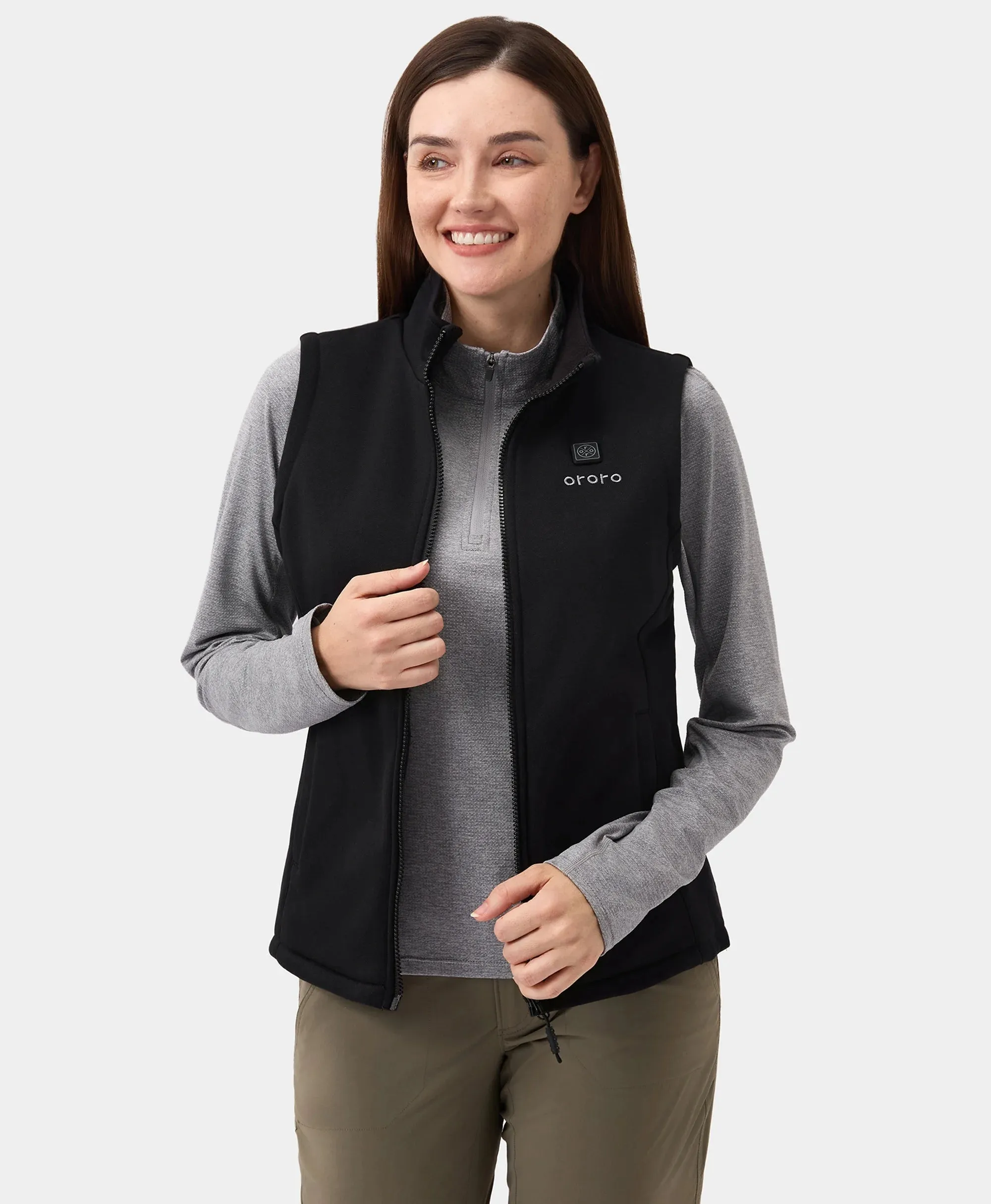 (Open-box) Women's Heated Fleece Vest (2025) (Battery Set Not Included) sold by Ororo product image thumbnail 3