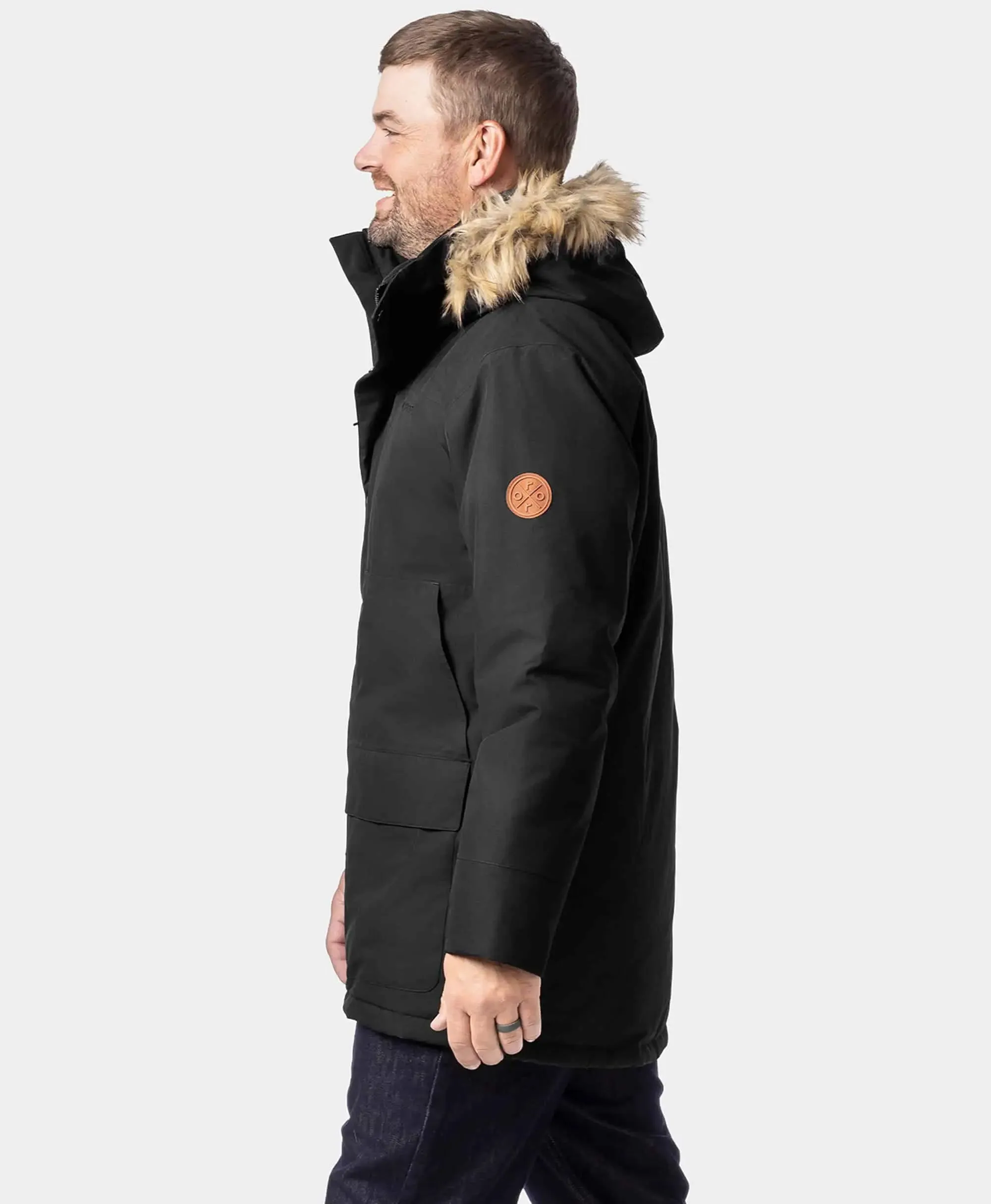 Gstaad Men's Waterproof Heated Parka sold by Ororo product image thumbnail 4