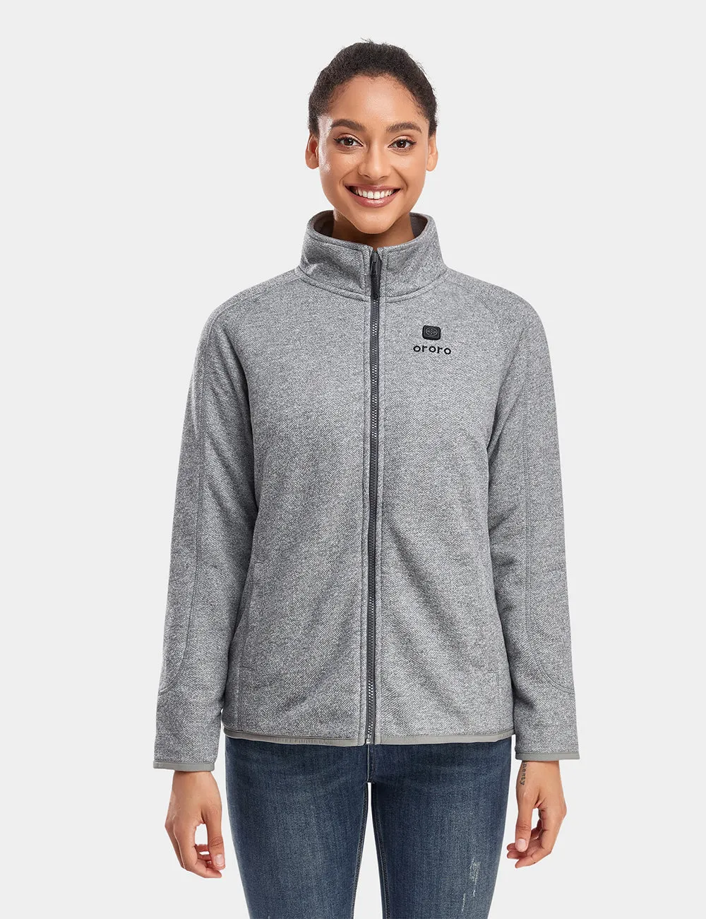 Women's Heated Full-Zip Fleece Jacket (Final Sale) sold by Ororo