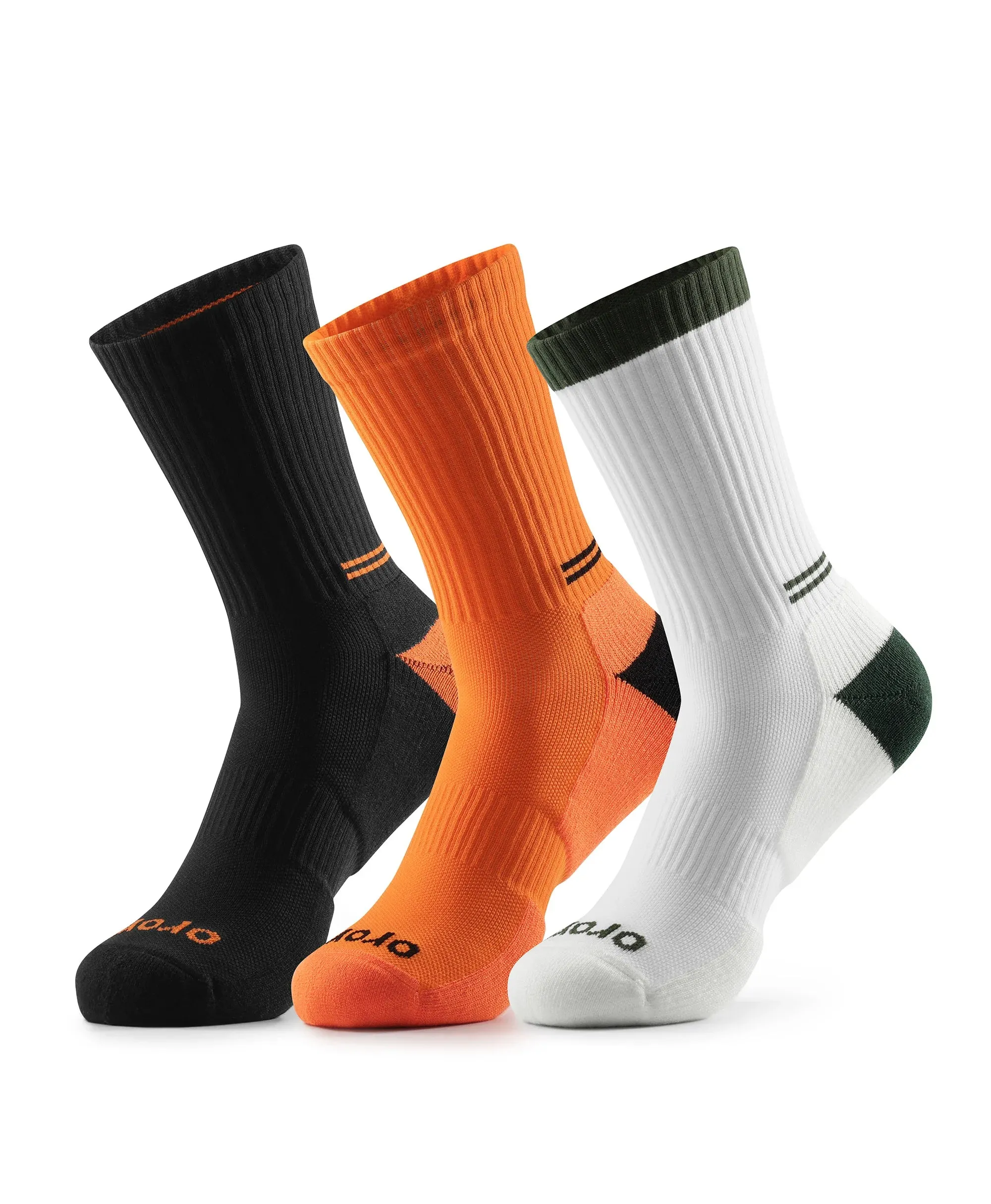 Unisex Wool Blend Mid Crew Socks 3-Pack sold by Ororo product image thumbnail 2