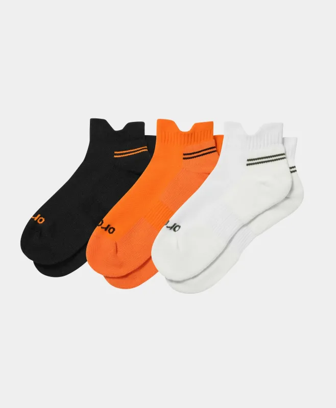 Unisex Wool Blend Ankle Socks 3-Pack sold by Ororo