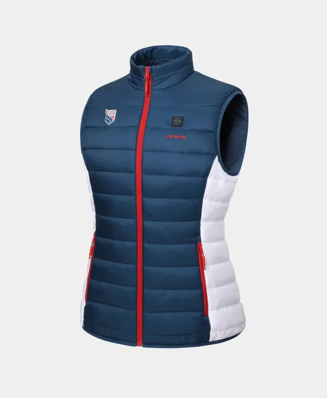 Women's 5-Zone Classic Evo Heated Vest – USABS Edition sold by Ororo