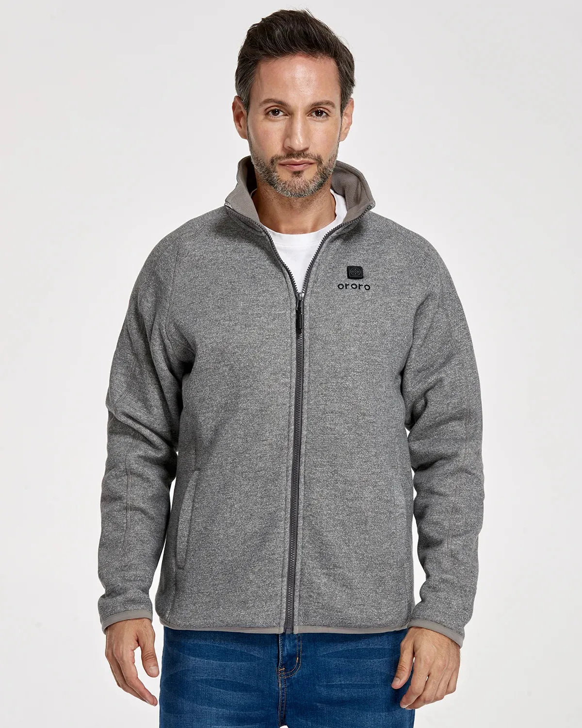 (Open-box) Men's Heated Full-Zip Fleece Jacket (2025) (Battery Set Not Included) sold by Ororo product image thumbnail 2