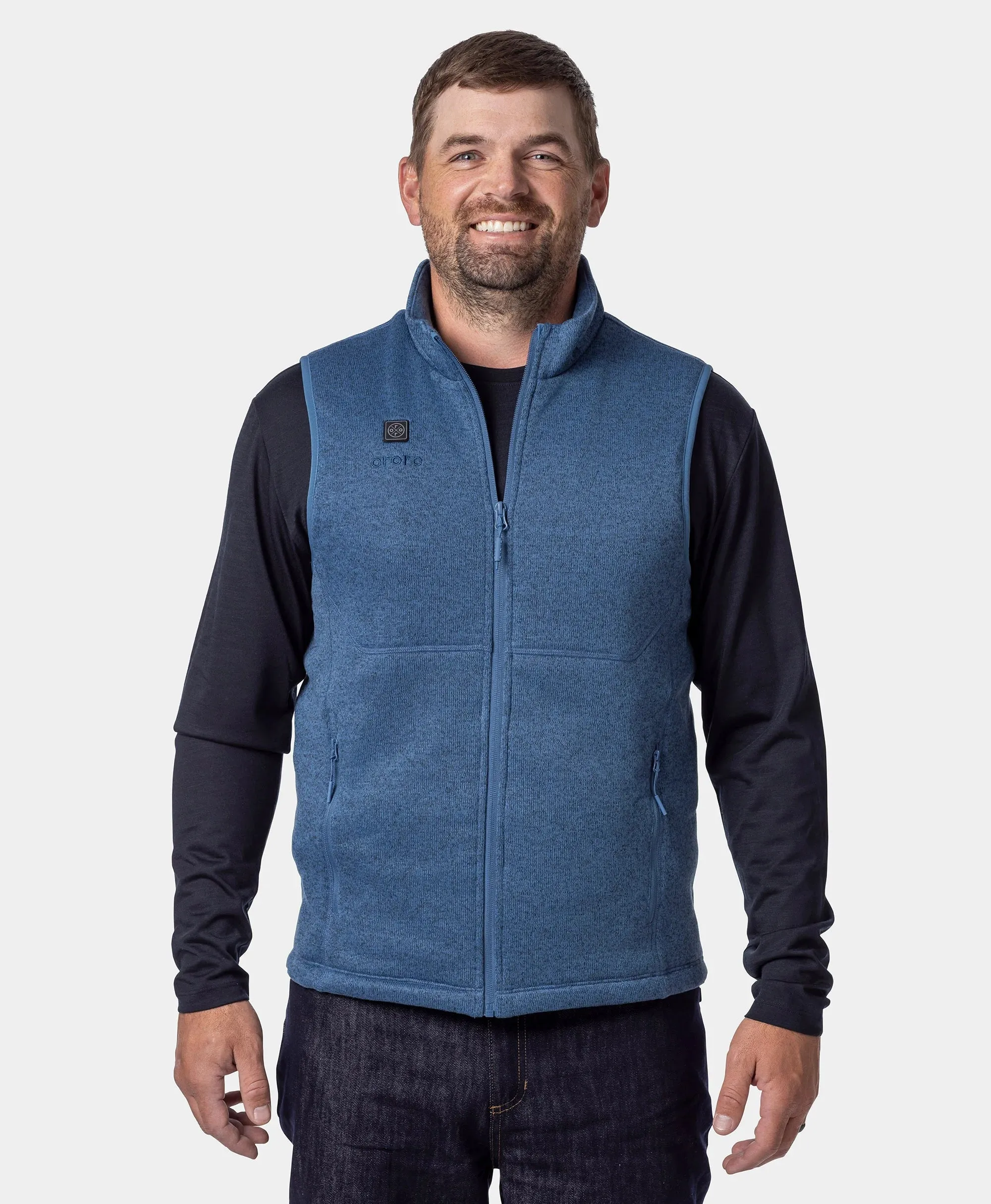 (Open-box) Augusta Tournament Men's 4-Zone Heated Sweater Fleece Vest (Battery Set Not Included) sold by Ororo product image thumbnail 2