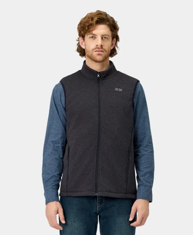 ororo x OpenHeat OH-1 Men’s Heated Recycled Fleece Vest (w/ Type-C Power Port) sold by Ororo