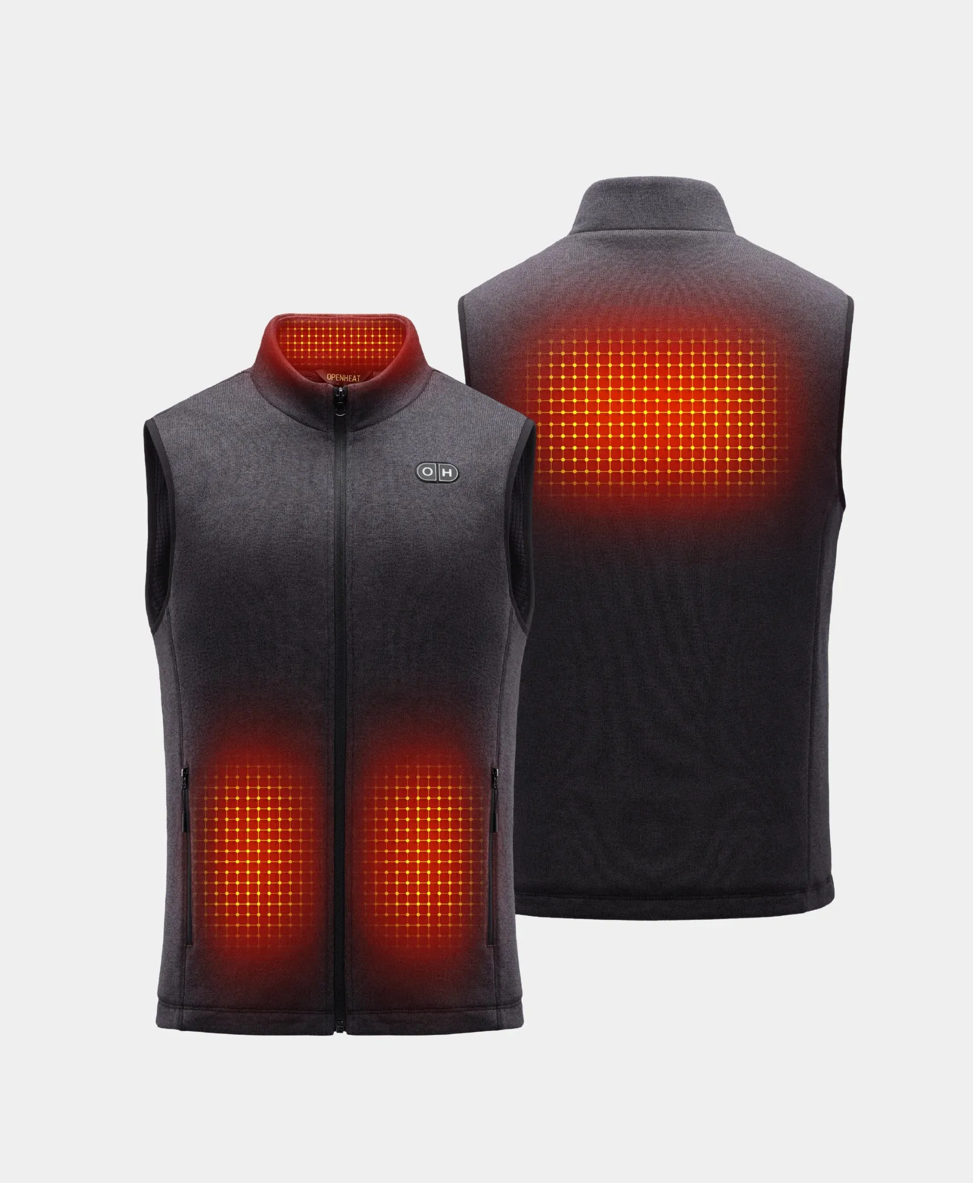 ororo x OpenHeat OH-1 Men’s Heated Recycled Fleece Vest (w/ Type-C Power Port) sold by Ororo product image thumbnail 2