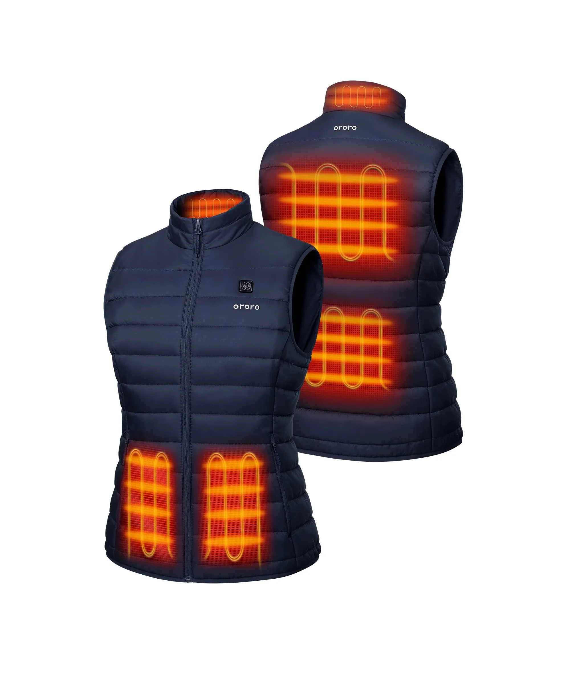 Women's 5-Zone Classic Evo Heated Vest sold by Ororo product image thumbnail 2