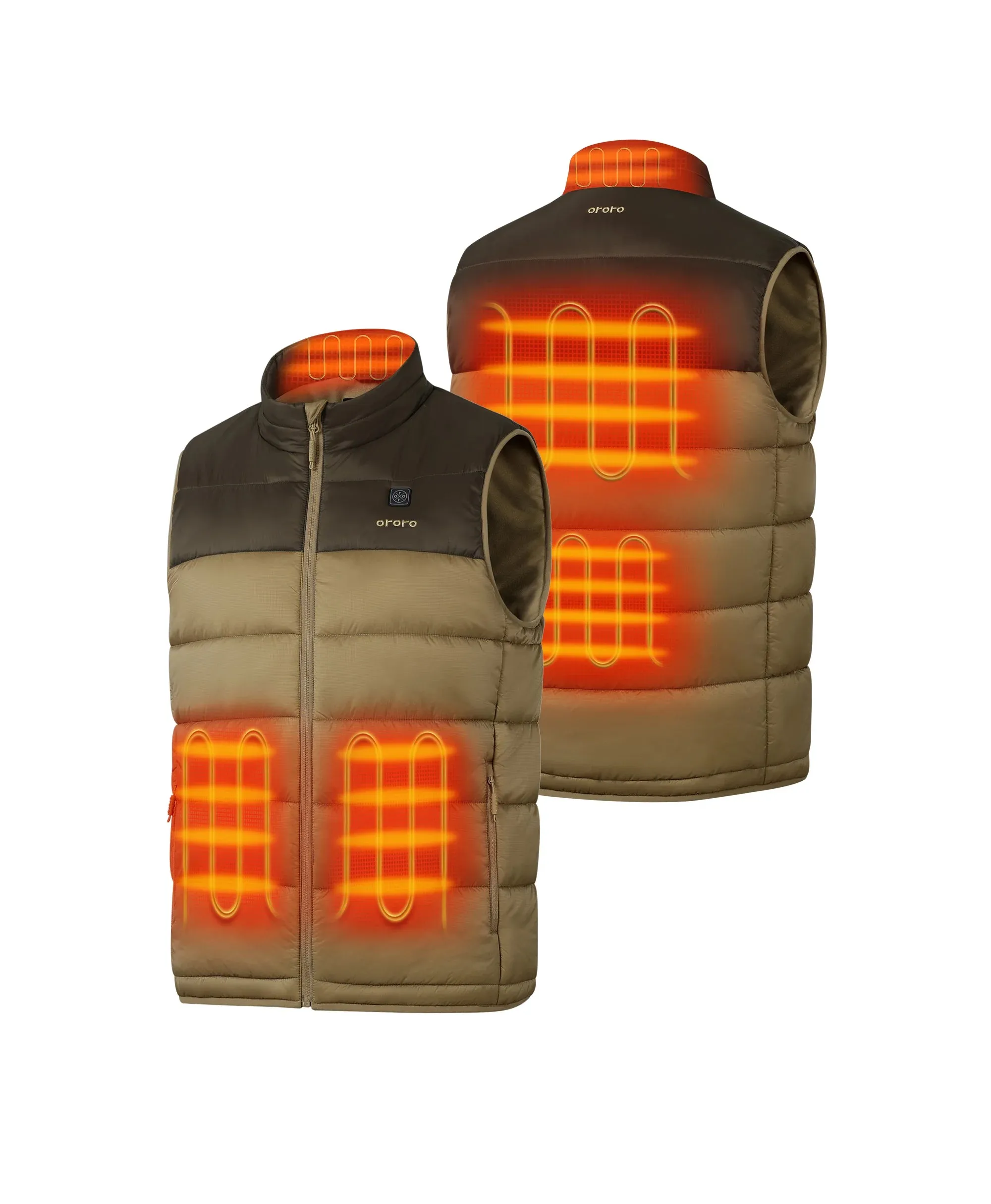 Men's 5-Zone Classic Evo Heated Vest sold by Ororo product image thumbnail 2