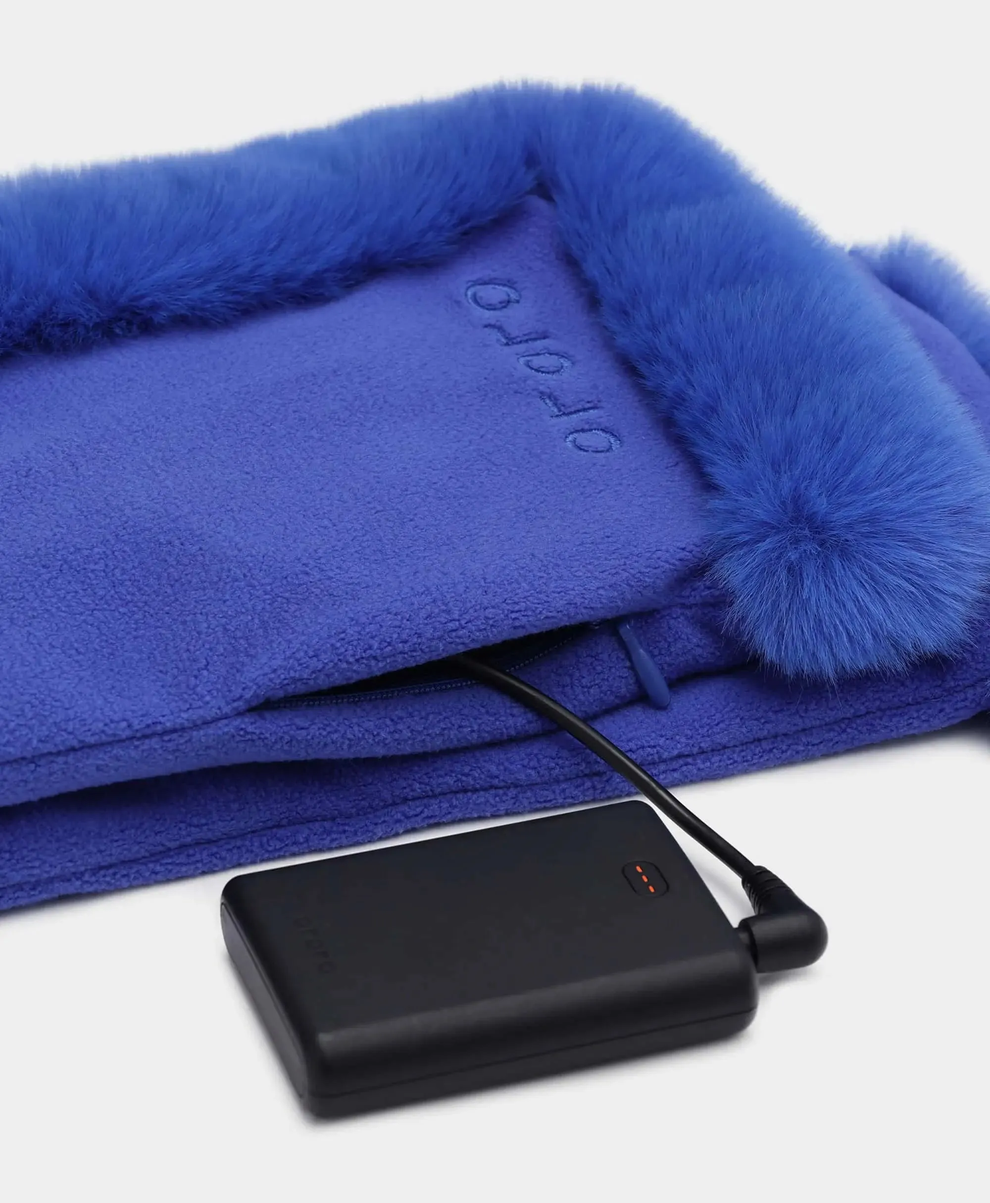 Queen Cove Unisex Heated Faux Fur Fleece Scarf sold by Ororo product image thumbnail 5