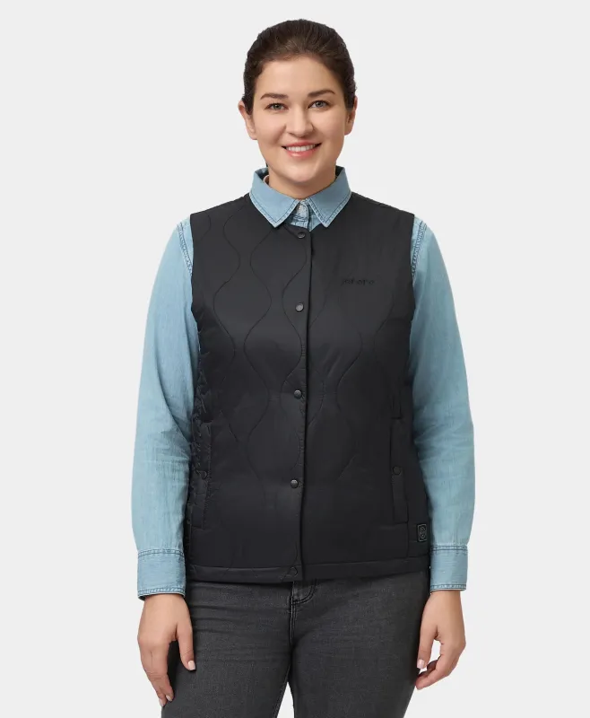 Celeste Women's 4-Zone Lightweight Heated Quilted Liner Vest sold by Ororo