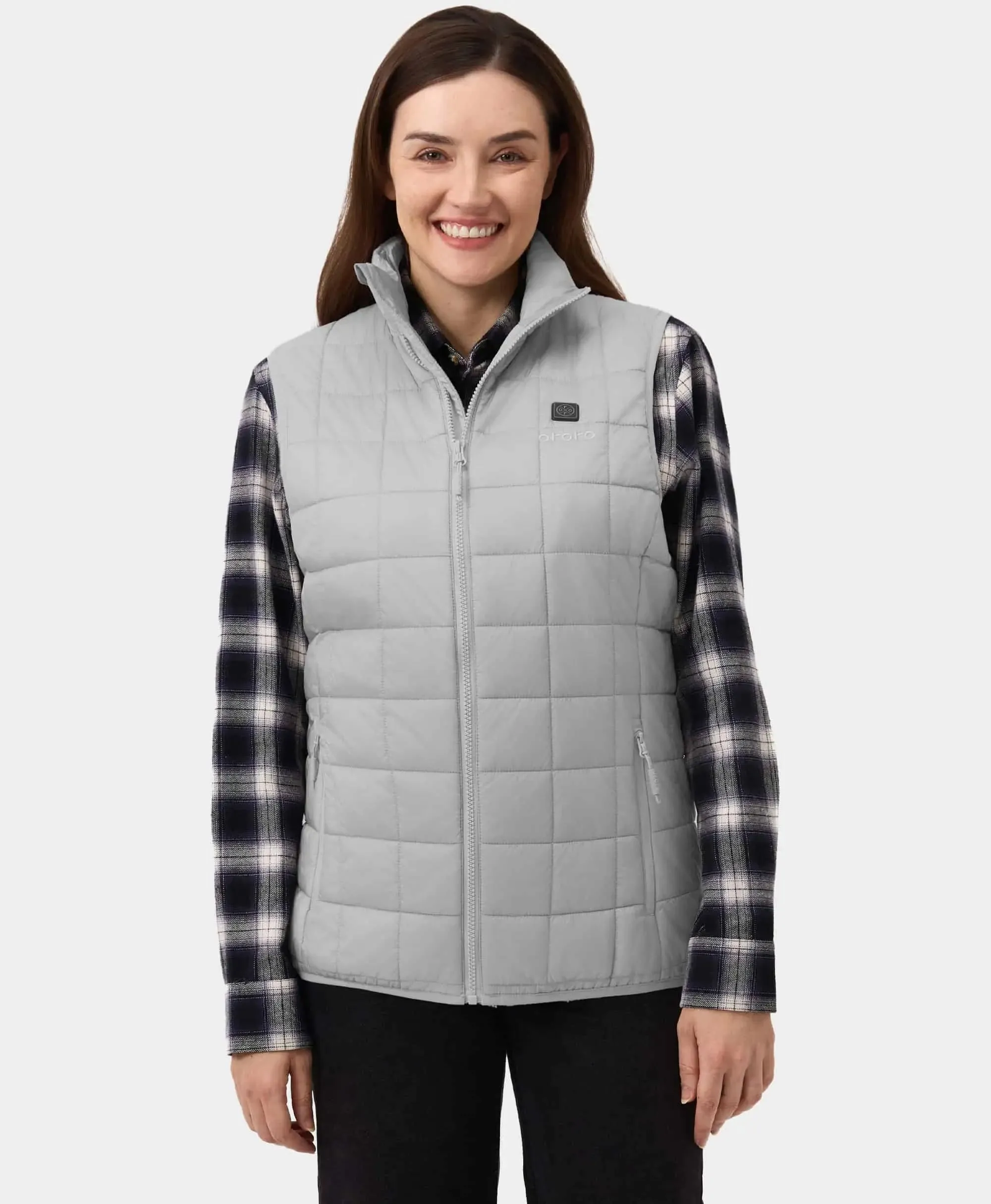 Prism Women's 4-Zone Heated Quilted Vest sold by Ororo