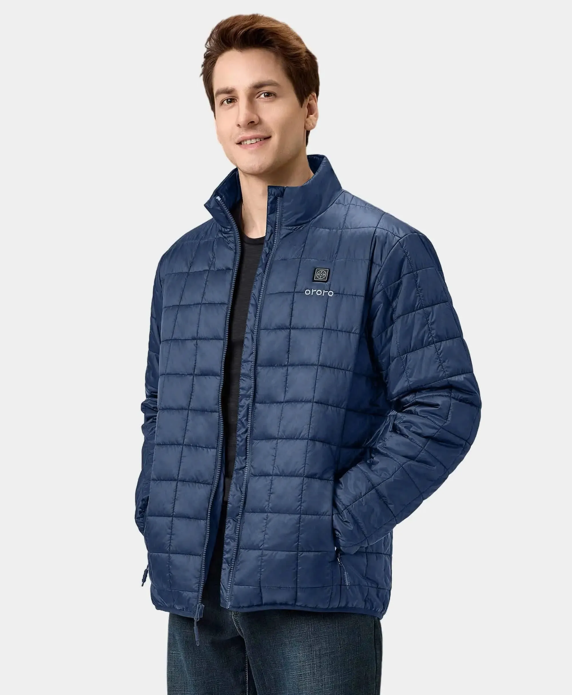 Prism Men's 4-Zone Heated Quilted Jacket sold by Ororo product image thumbnail 3