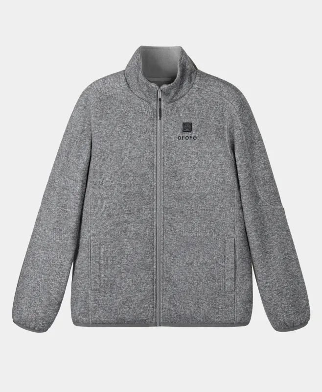 Men's Heated Full-Zip Fleece Jacket (2025) (Apparel Only) made by Ororo