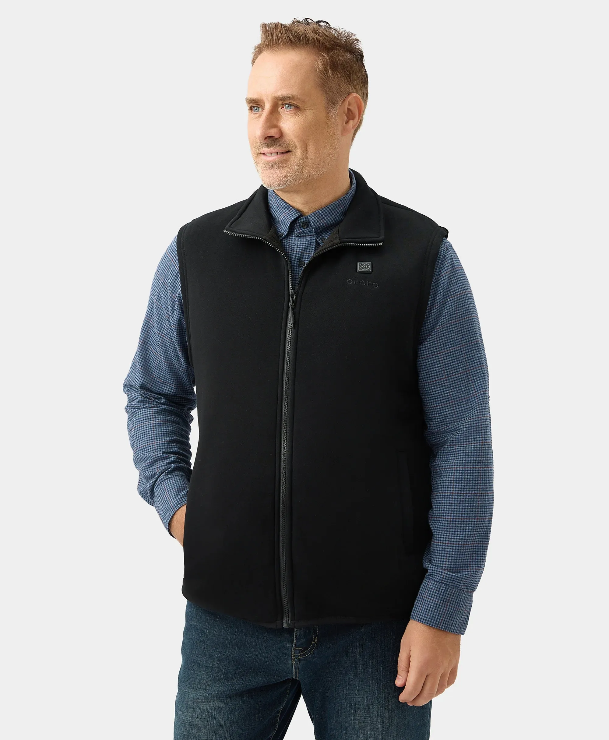 (Open-box) Men's Heated Fleece Vest (2025) (Battery Set Not Included) sold by Ororo product image thumbnail 3