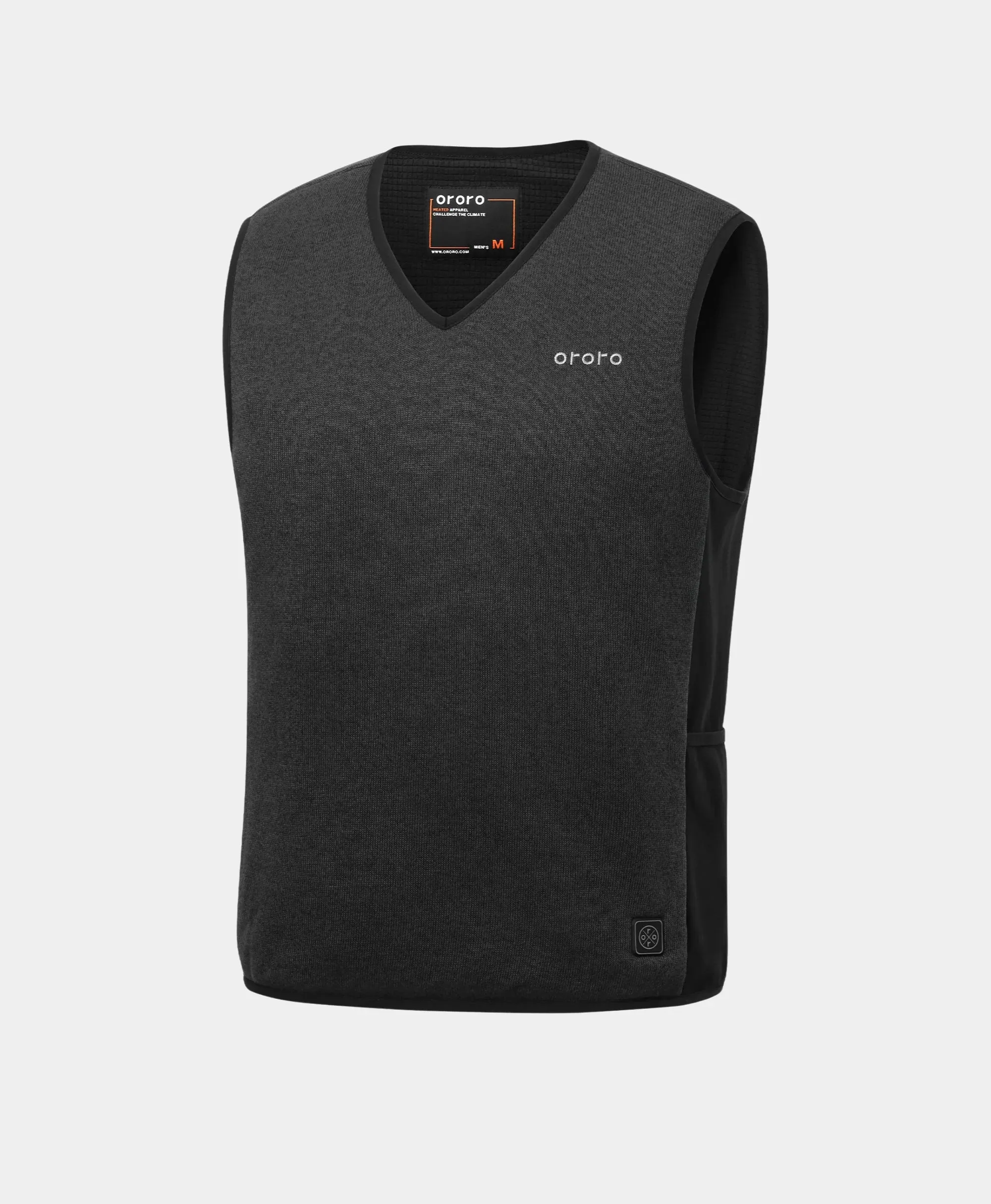 Prestige Men's 4-Zone Heated Fleece V-Neck Liner Vest sold by Ororo