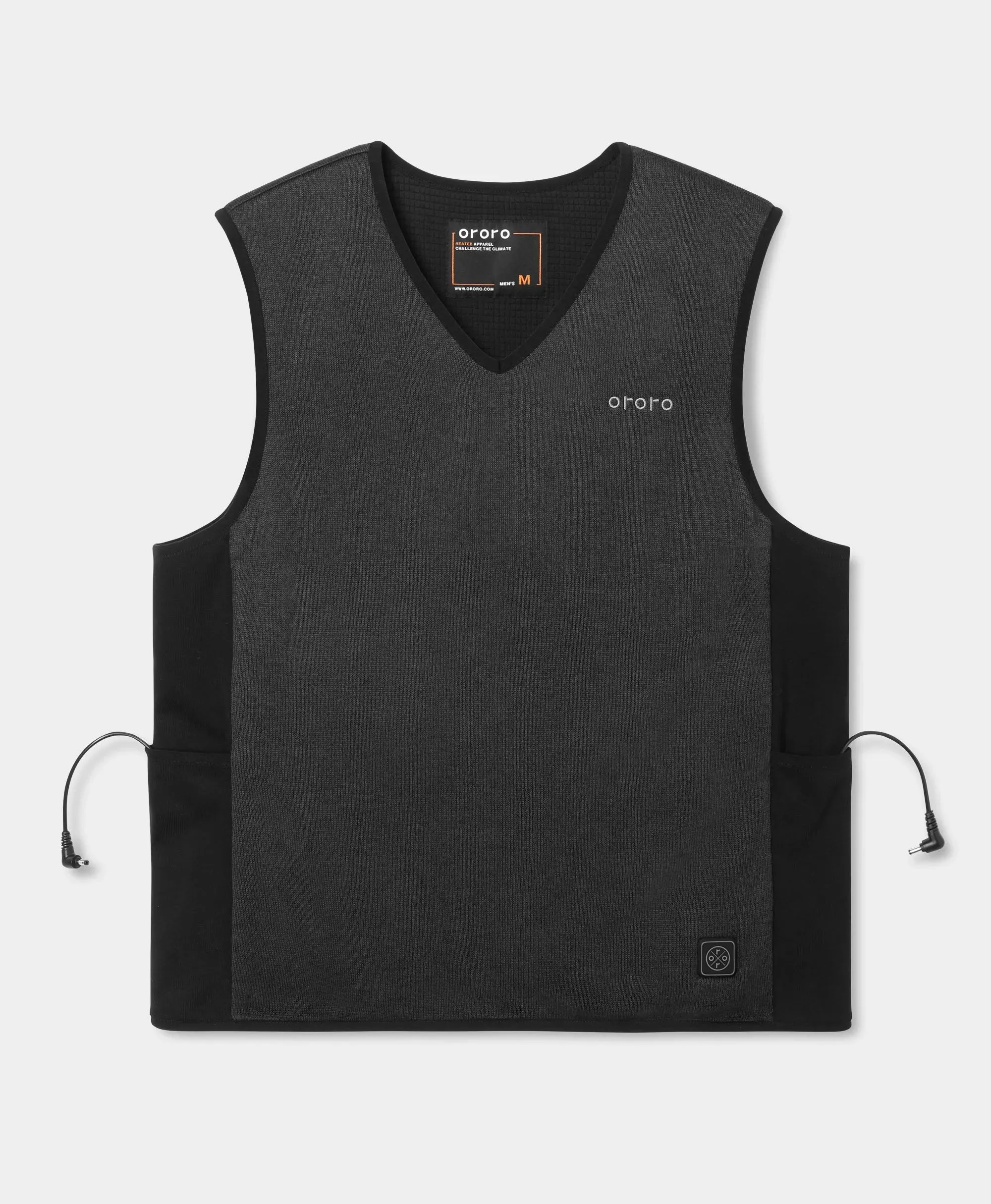 Prestige Men's 4-Zone Heated Fleece V-Neck Liner Vest sold by Ororo product image thumbnail 3
