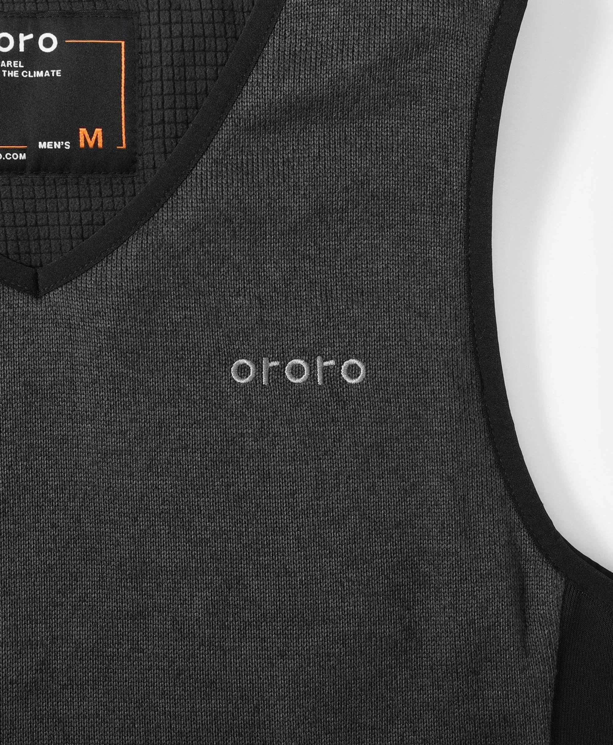 Prestige Men's 4-Zone Heated Fleece V-Neck Liner Vest sold by Ororo product image thumbnail 4