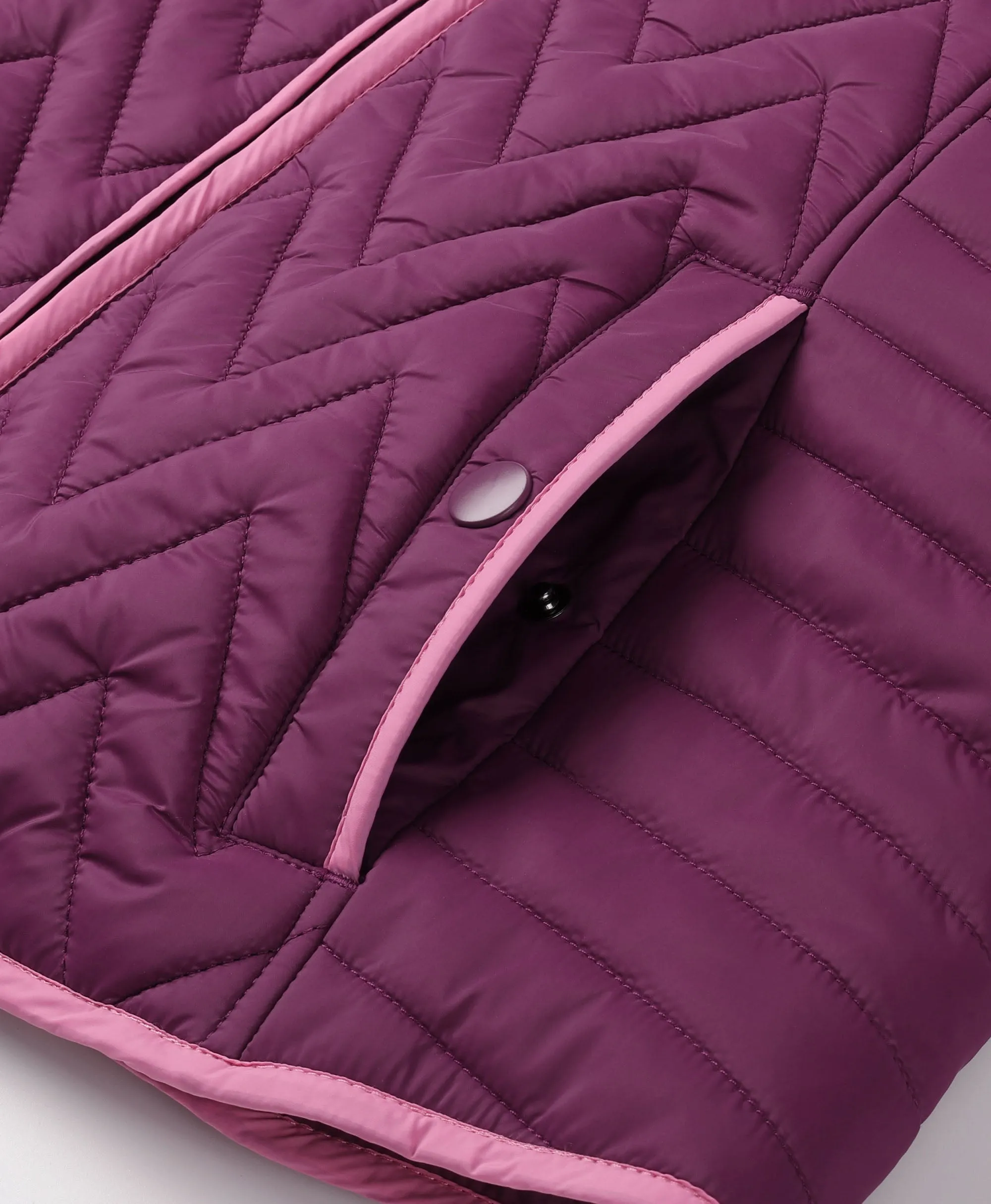 Women's Heated Chevron Quilted Vest (Purple) - Westminster Kennel Club® Edition sold by Ororo product image thumbnail 5
