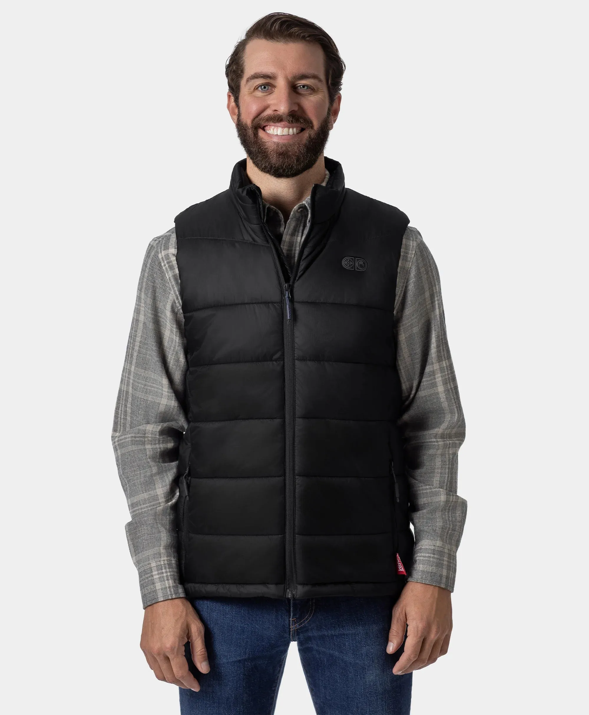(Open-box) SureWarm® Men's 7-Zone Dual-Control Classic Pro Heated Vest (Lower Back Heating) (Battery Set Not Included) sold by Ororo product image thumbnail 2