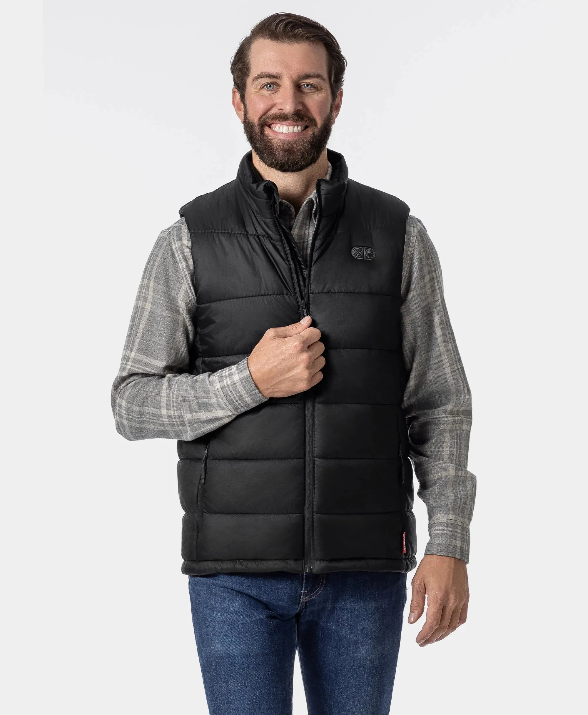 (Open-box) SureWarm® Men's 7-Zone Dual-Control Classic Pro Heated Vest (Lower Back Heating) (Battery Set Not Included) sold by Ororo product image thumbnail 4
