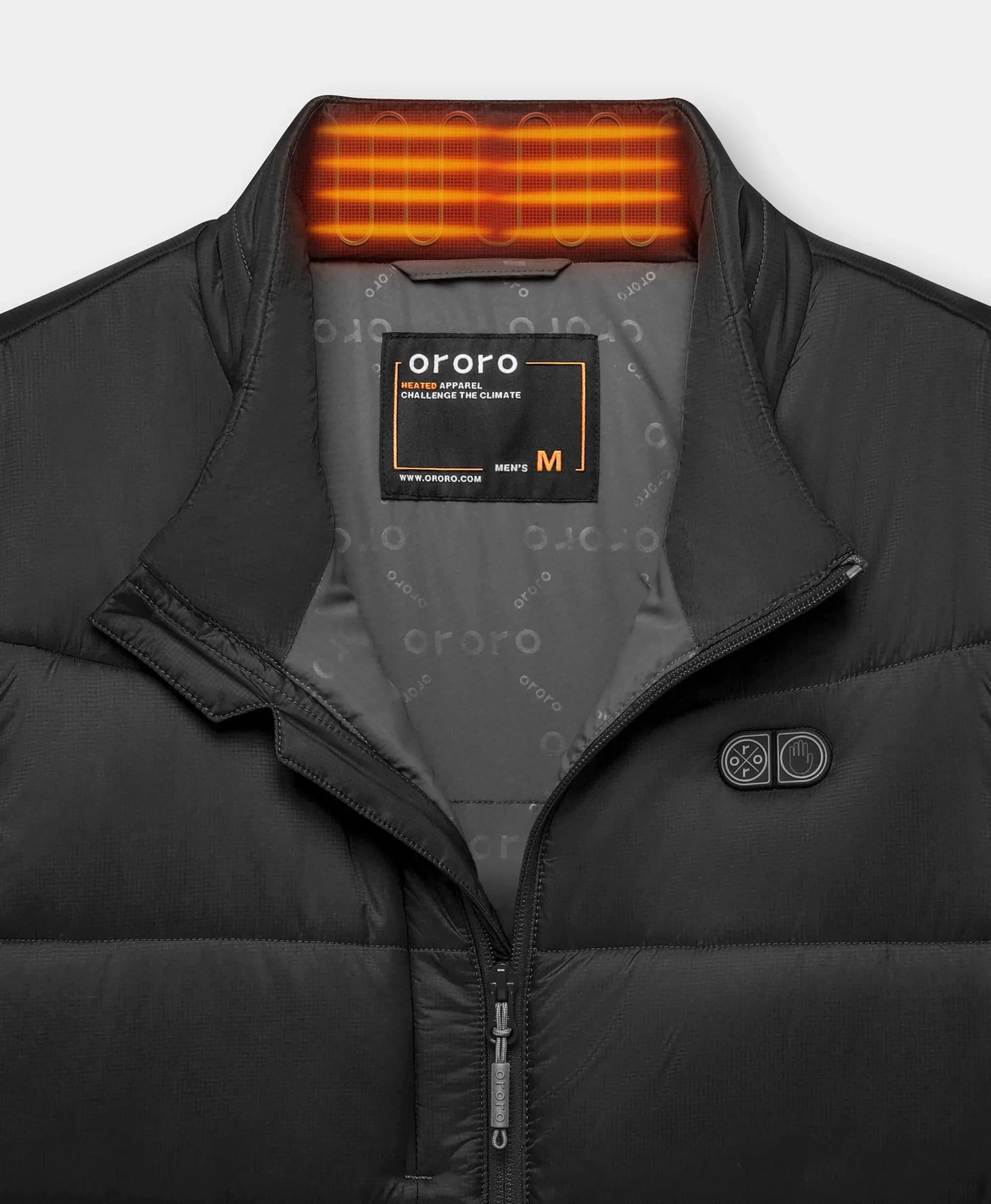 (Open-box) SureWarm® Men's 6-Zone Dual-Control Classic Pro Heated Vest (Battery Set Not Included) sold by Ororo product image thumbnail 4