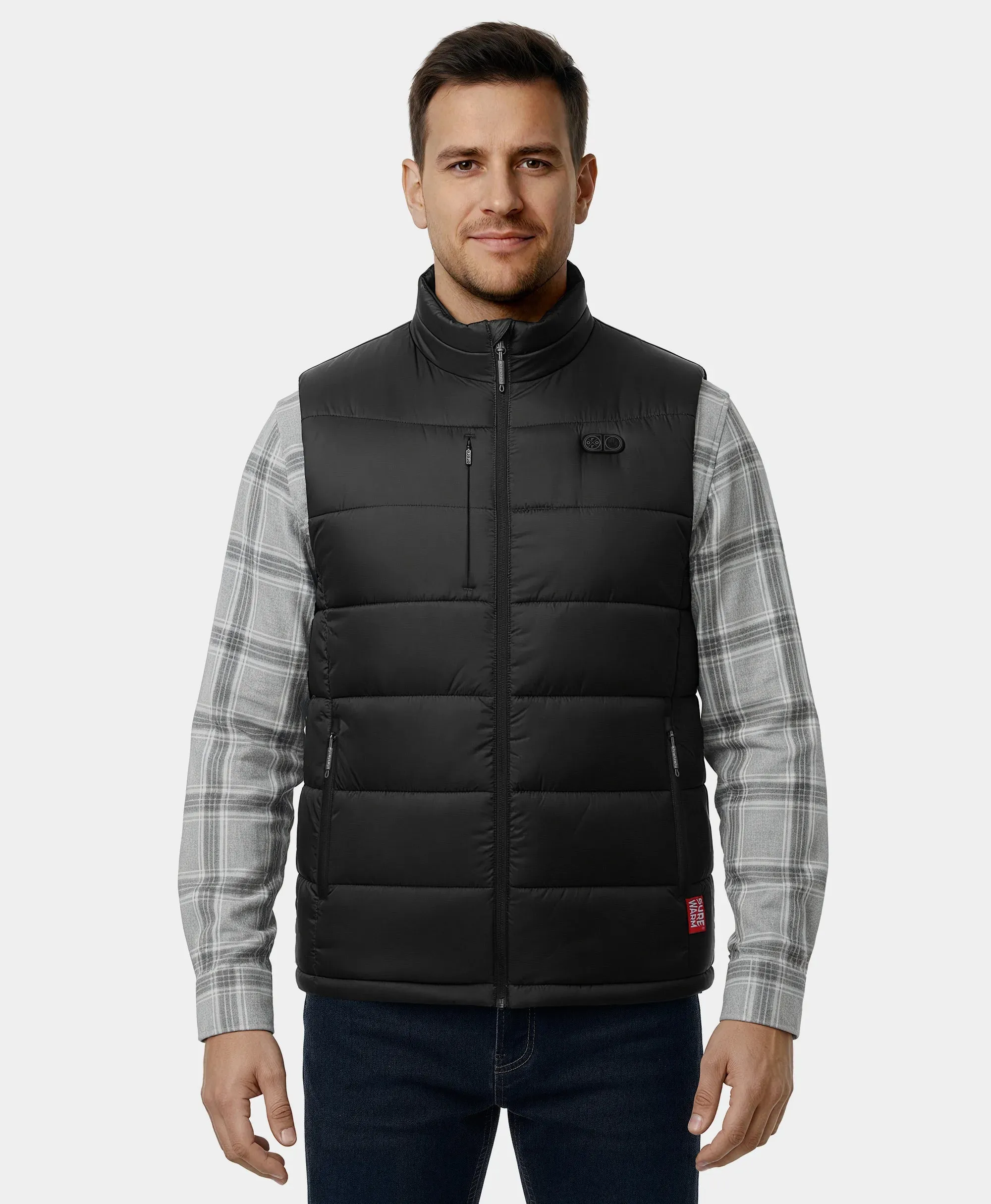 (Open-box) SureWarm® Men's 6-Zone Dual-Control Classic Pro Heated Vest (Battery Set Not Included) sold by Ororo product image thumbnail 2