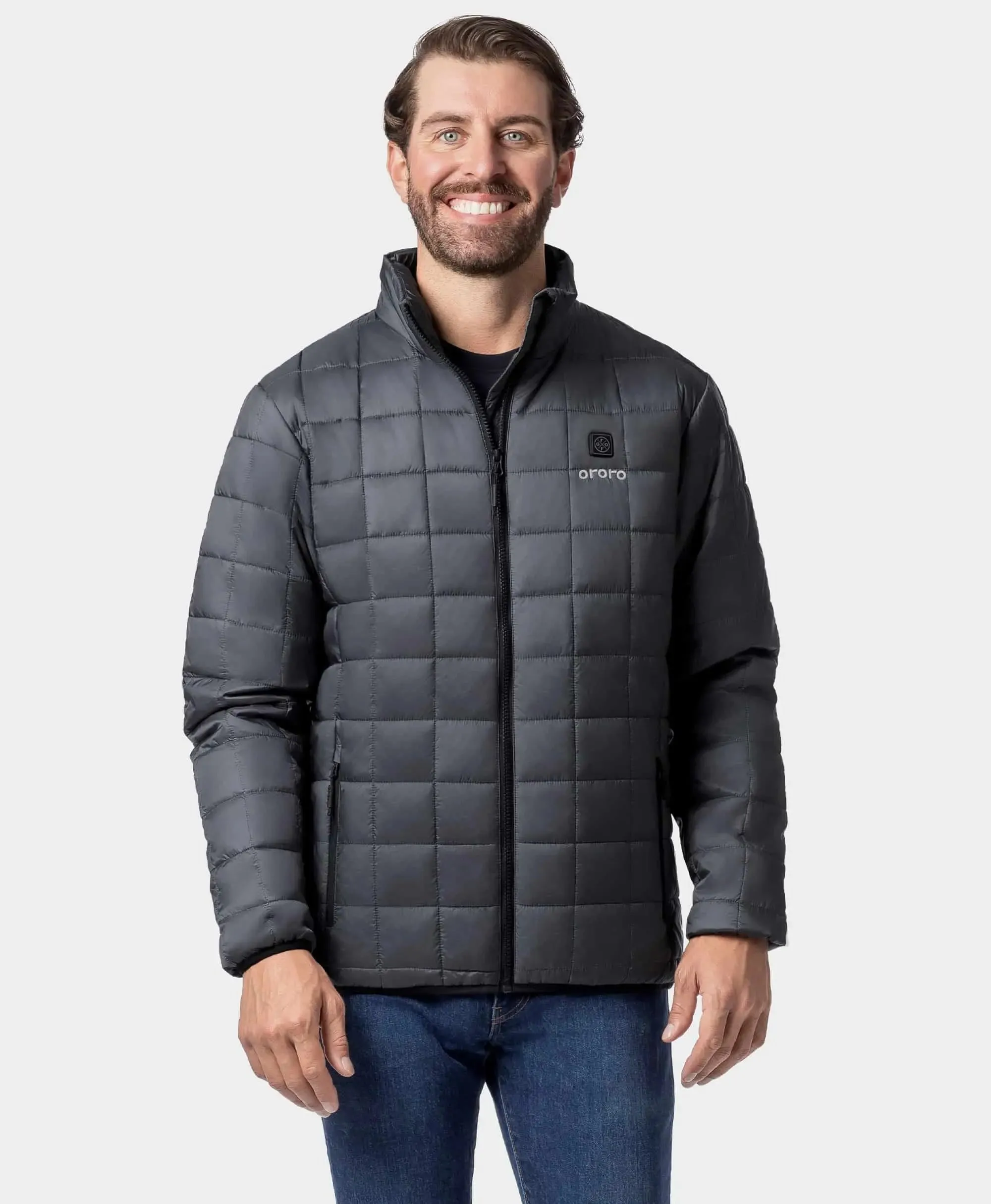 (Open-box) Prism Men's 4-Zone Heated Quilted Jacket (Battery Set Not Included) sold by Ororo product image thumbnail 2