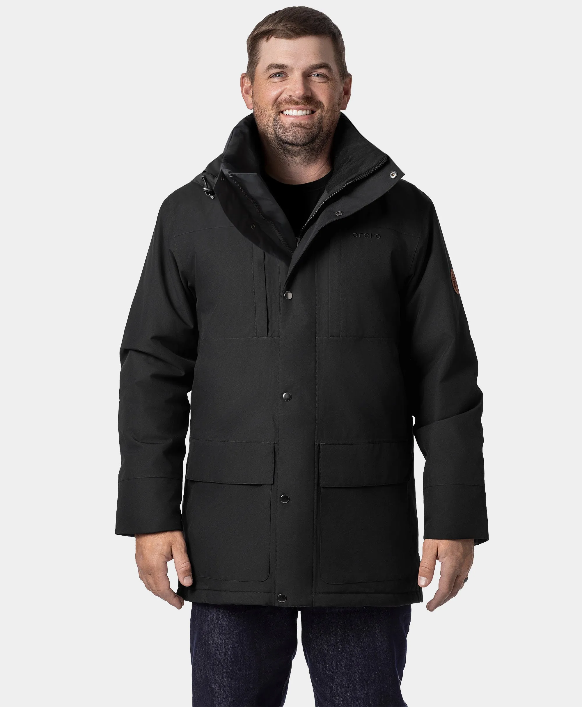 (Open-box) Gstaad Men's Waterproof Heated Parka (Battery Set Not Included) sold by Ororo product image thumbnail 2