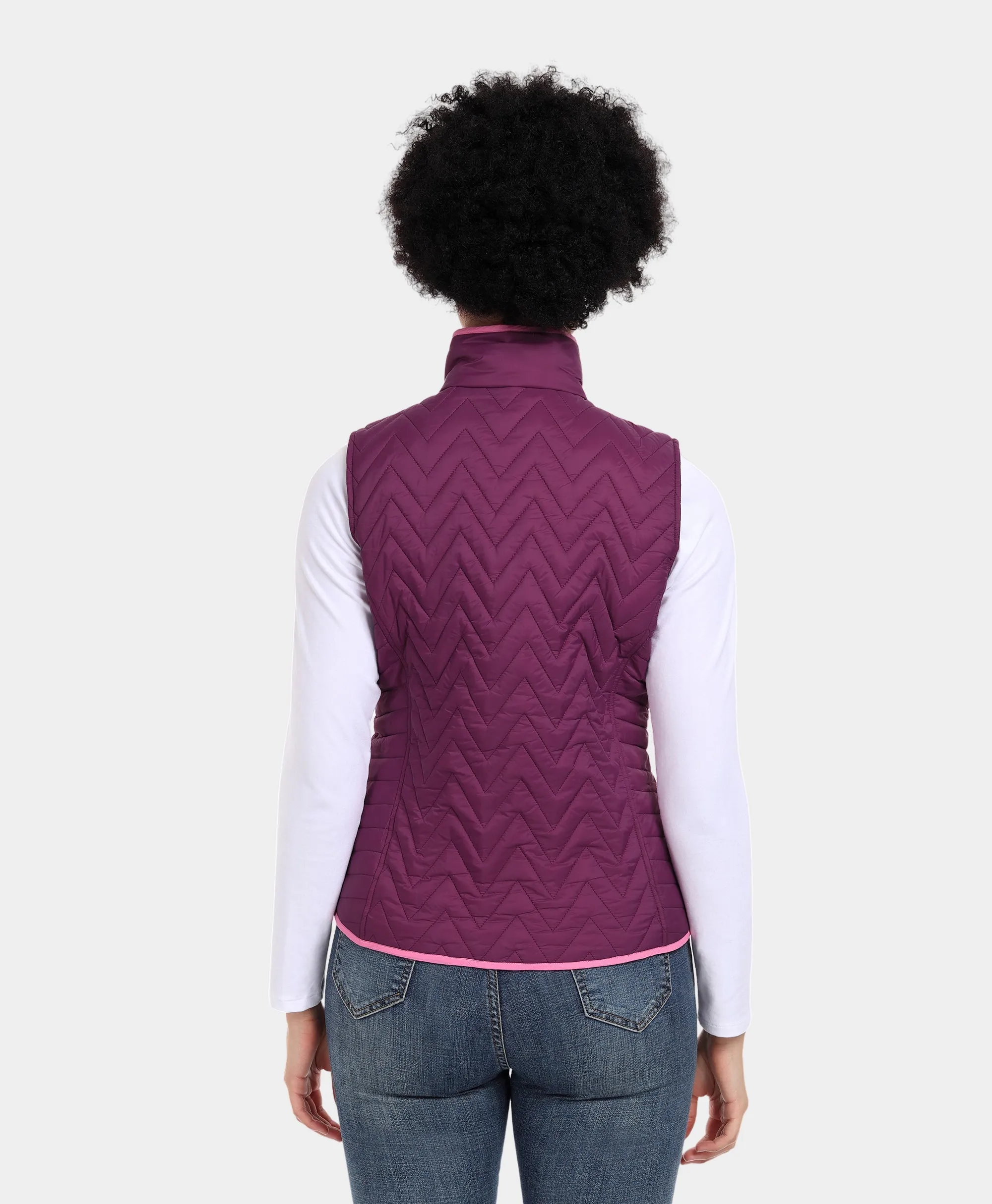(Open-box) Women's Heated Chevron Quilted Vest (Battery Set Not Included) sold by Ororo product image thumbnail 4