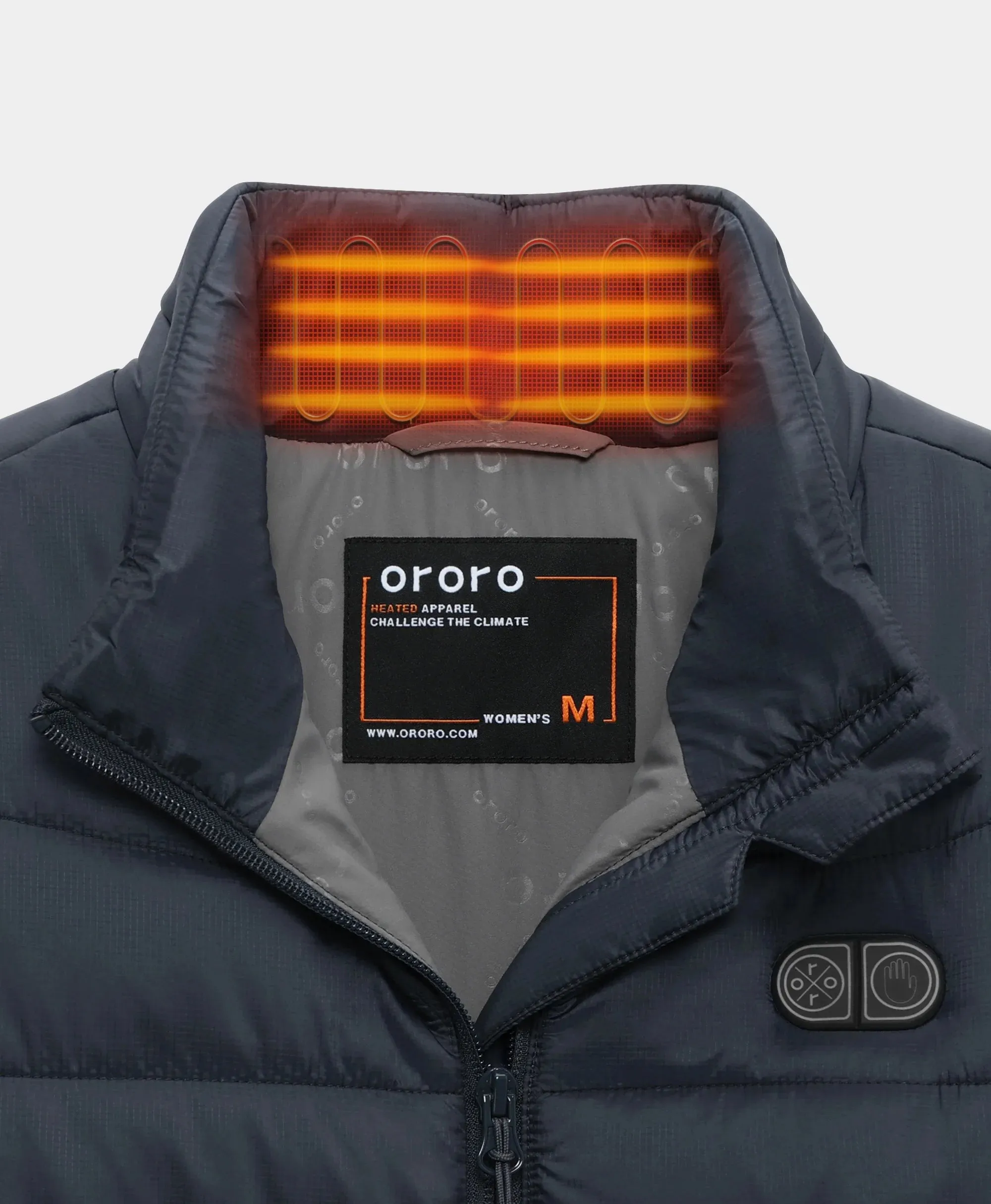 (Open-box) SureWarm® Women's 7-Zone Dual-Control Classic Pro Heated Vest (Lower Back Heating) (Battery Set Not Included) sold by Ororo product image thumbnail 4