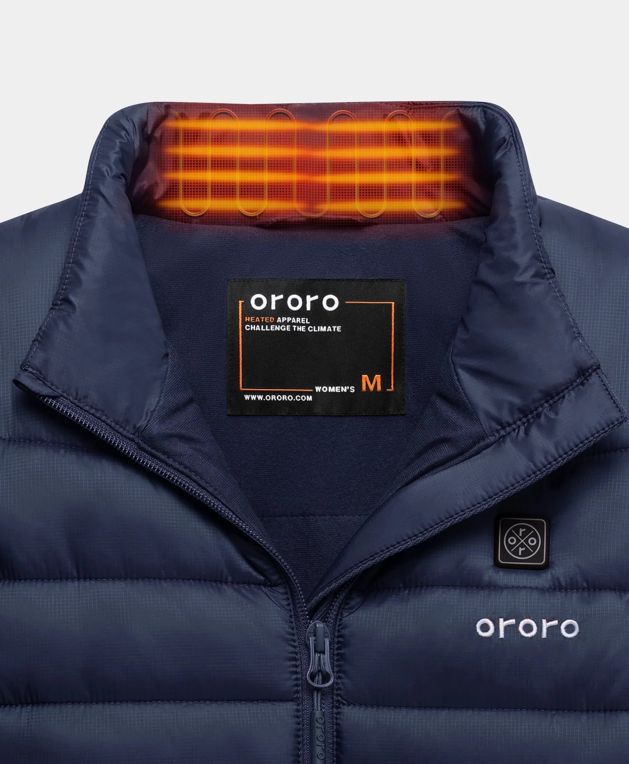 (Open-box) Women's 5-Zone Classic Evo Heated Vest (Battery Set Not Included) sold by Ororo product image thumbnail 4