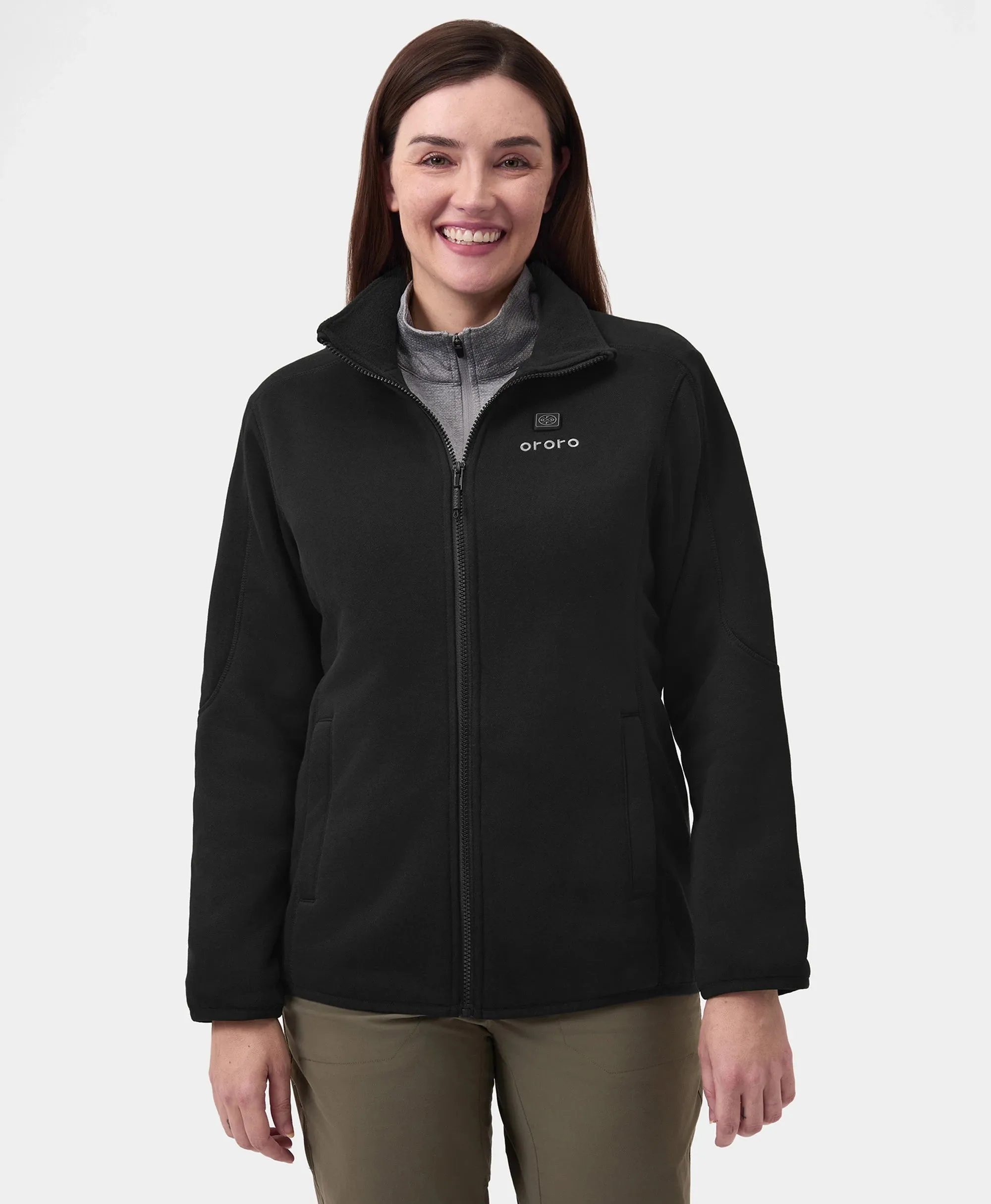 (Open-box) Women's Heated Full-Zip Fleece Jacket (2025) (Battery Set Not Included) sold by Ororo product image thumbnail 2