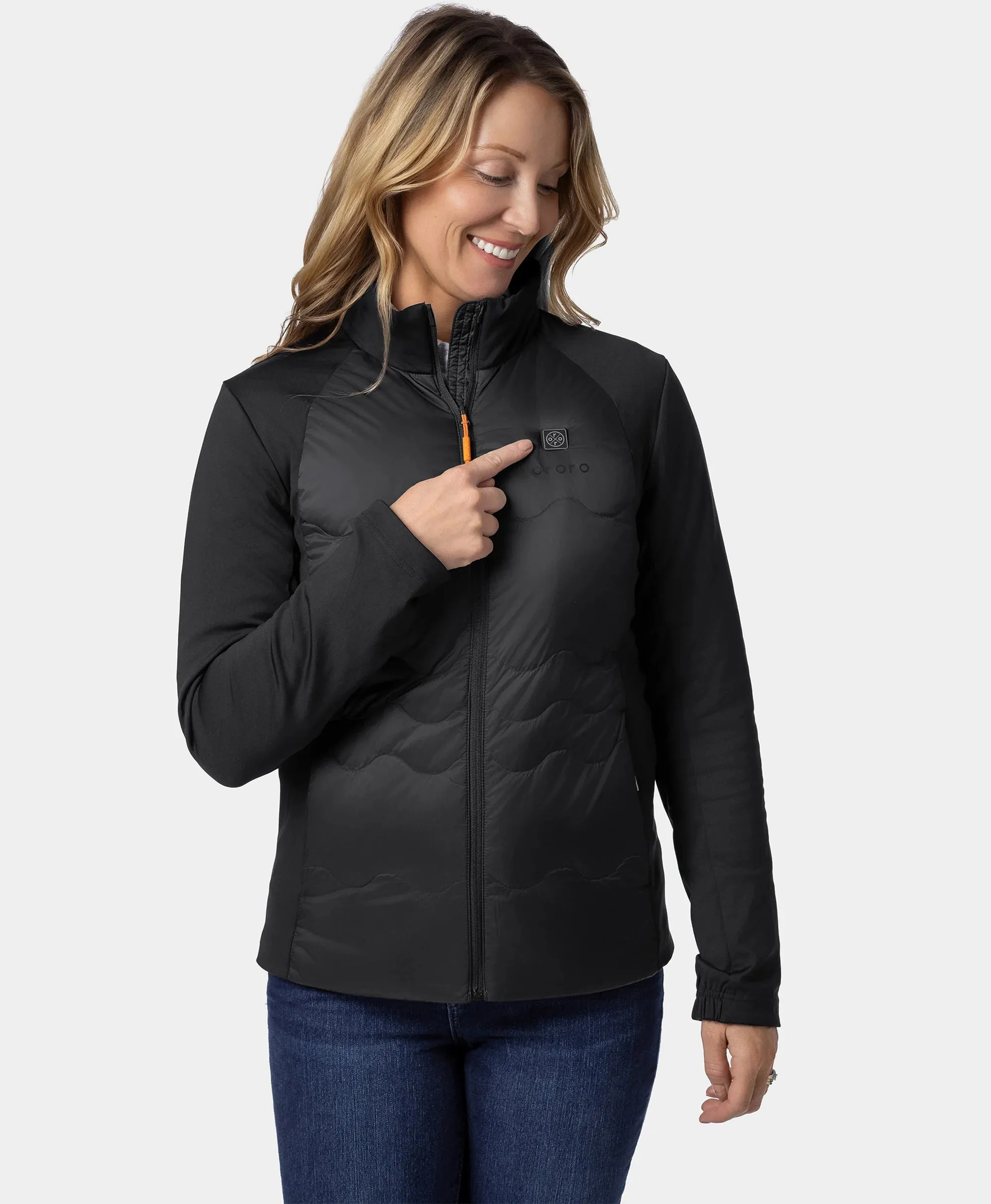 (Open-box) Verbier Women's 4-Zone Heated Down Jacket (Battery Set Not Included) sold by Ororo product image thumbnail 3