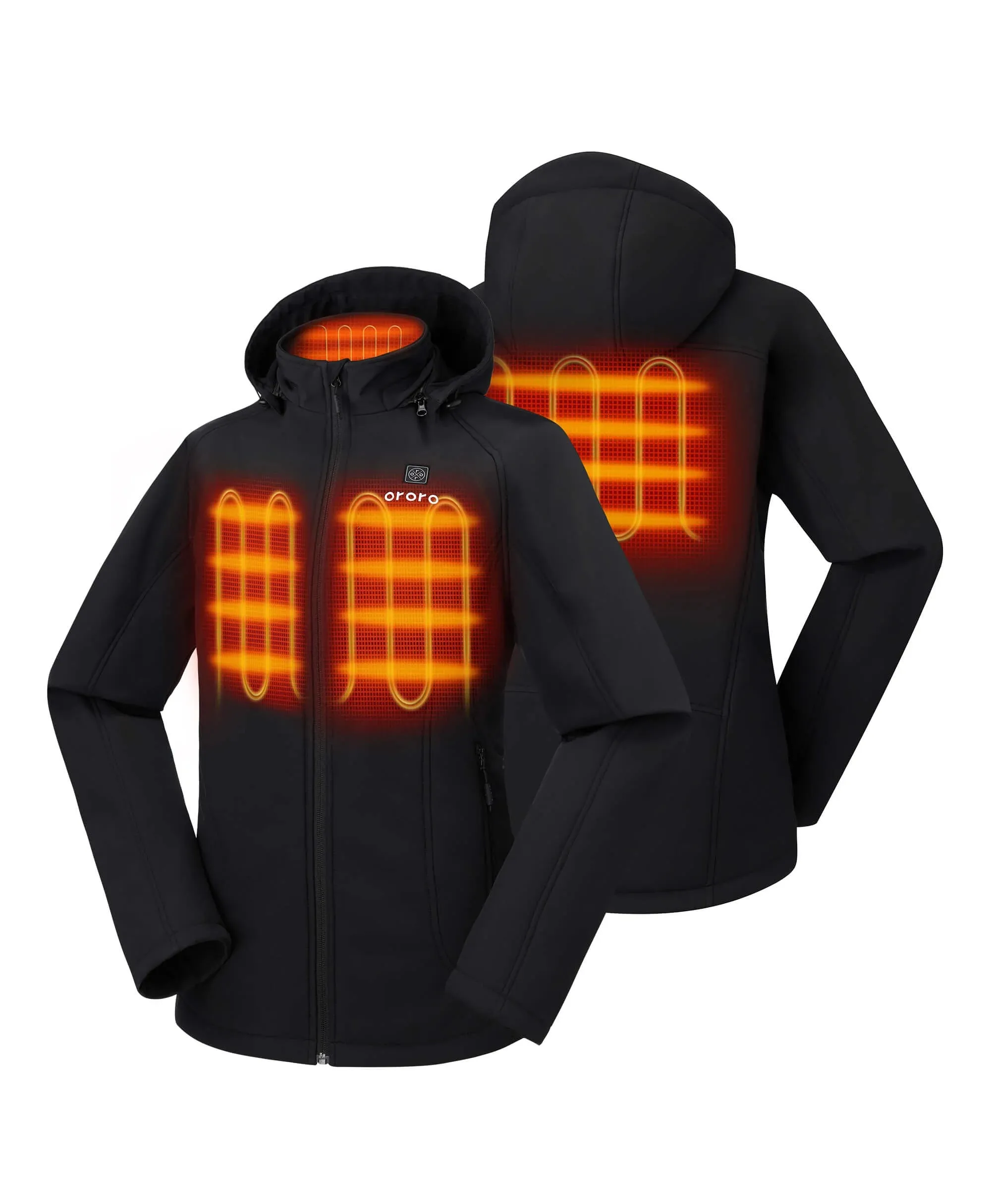 (Open-box) Paragon Women’s 4-Zone Heated Jacket (Chest Heating) (Battery Set Not Included) sold by Ororo