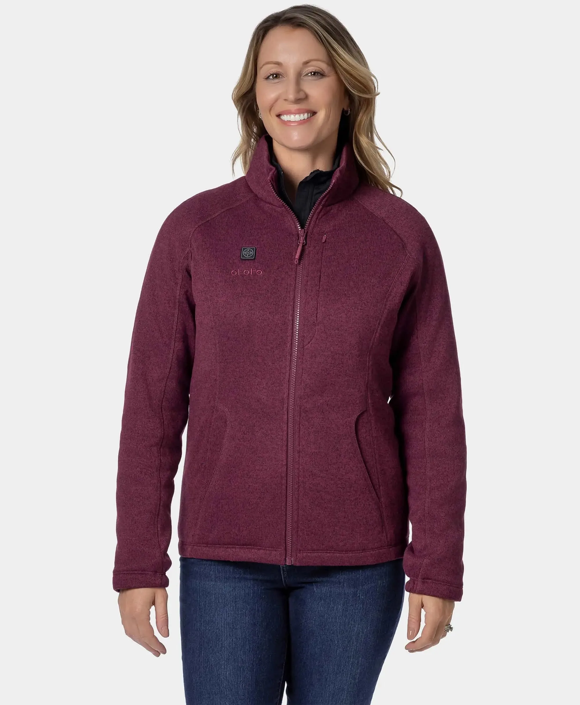 (Open-box) Augusta Tournament Women's 4-Zone Heated Sweater Fleece Jacket (Battery Set Not Included) sold by Ororo product image thumbnail 2