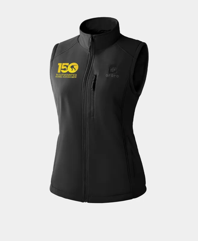 Women's 4-Zone Heated Softshell Vest - Westminster Kennel Club® Edition sold by Ororo
