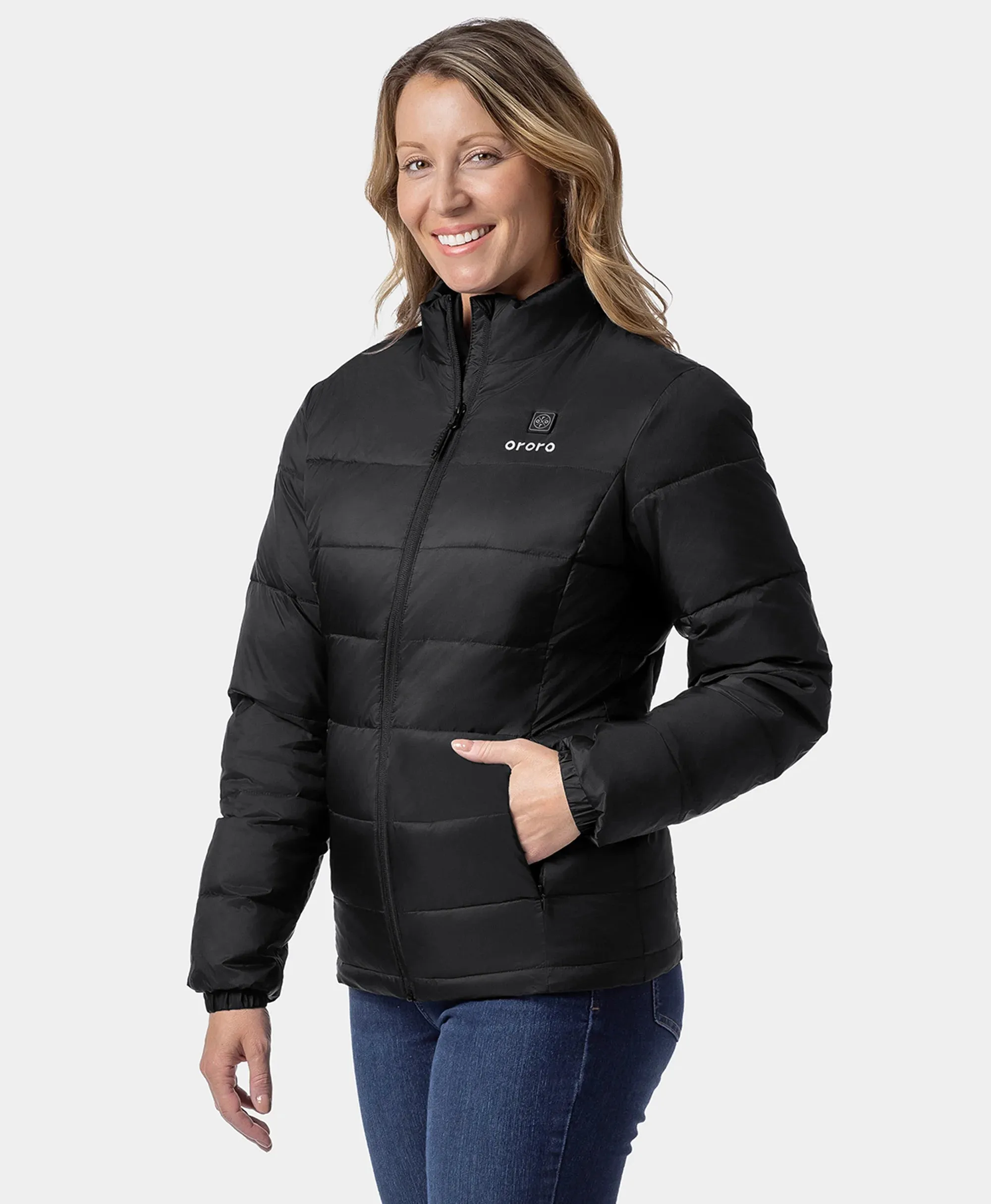 (Open-box) Women's Heated Puffer Jacket (Pocket heating) (Battery Set Not Included) sold by Ororo product image thumbnail 2