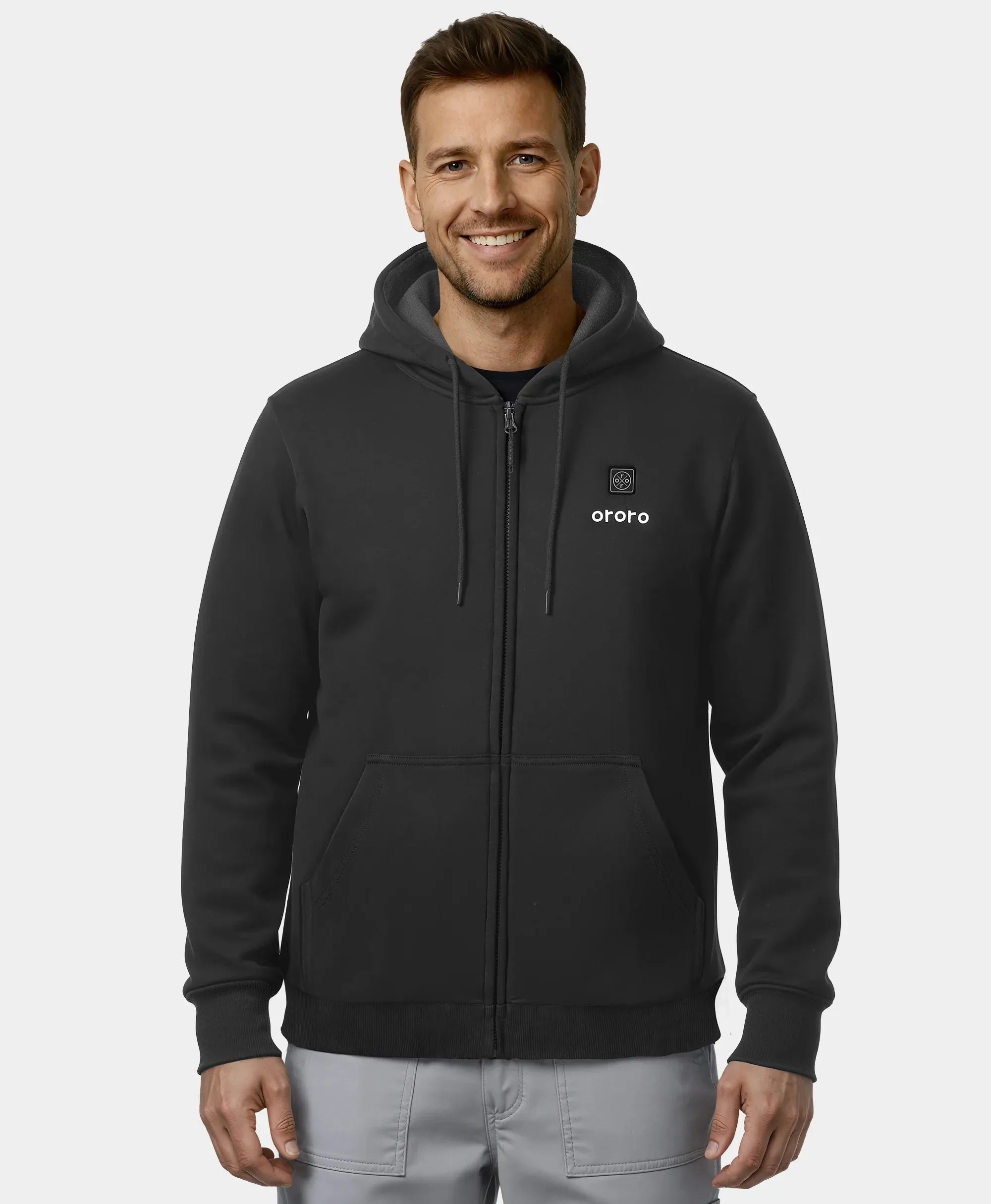 (Open-box) Element Unisex 4-Zone Fleece Heated Hoodie (Battery Set Not Included) sold by Ororo product image thumbnail 2